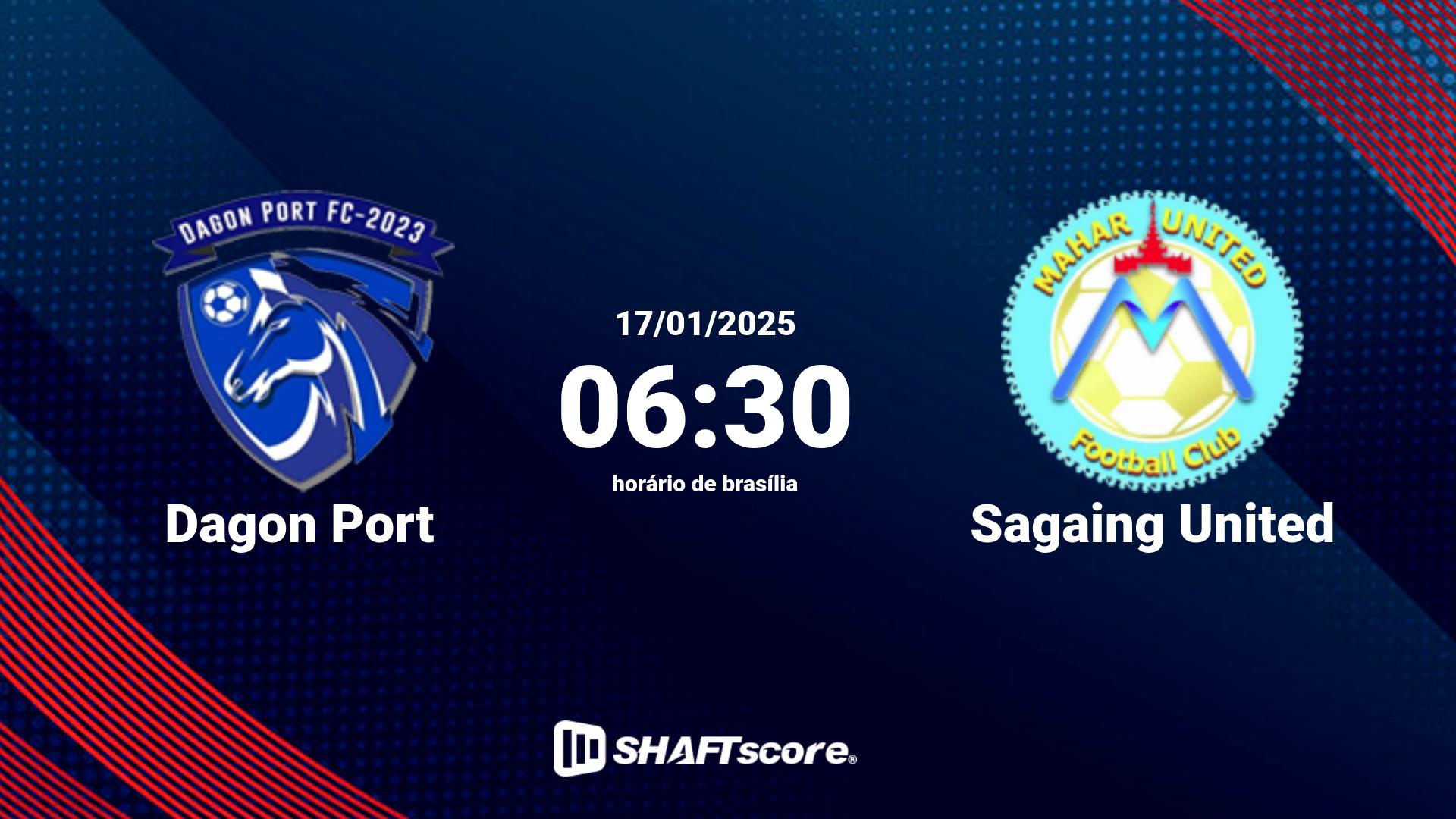 Estatísticas do jogo Dagon Port vs Sagaing United 17.01 06:30