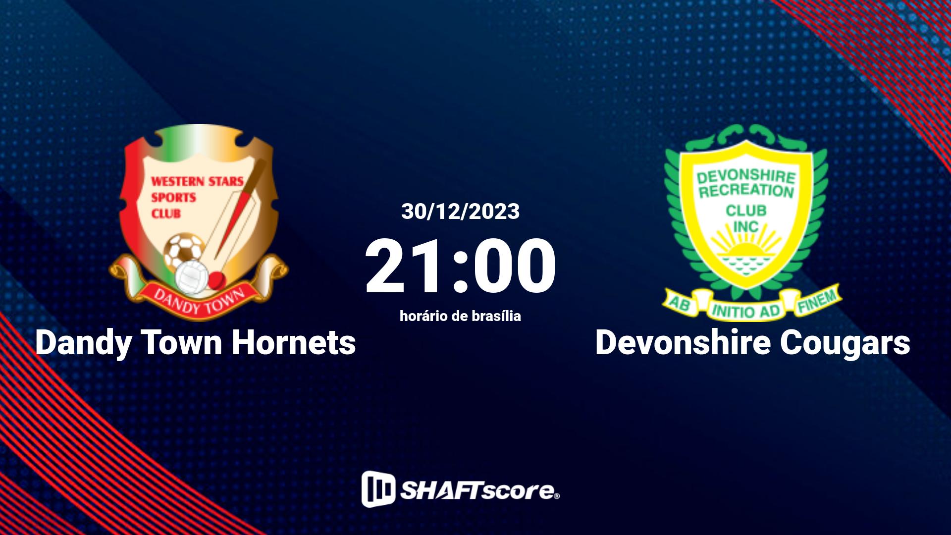 Estatísticas do jogo Dandy Town Hornets vs Devonshire Cougars 30.12 21:00