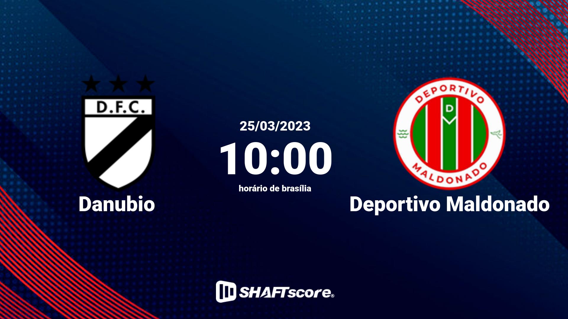 Estatísticas do jogo Danubio vs Deportivo Maldonado 25.03 10:00