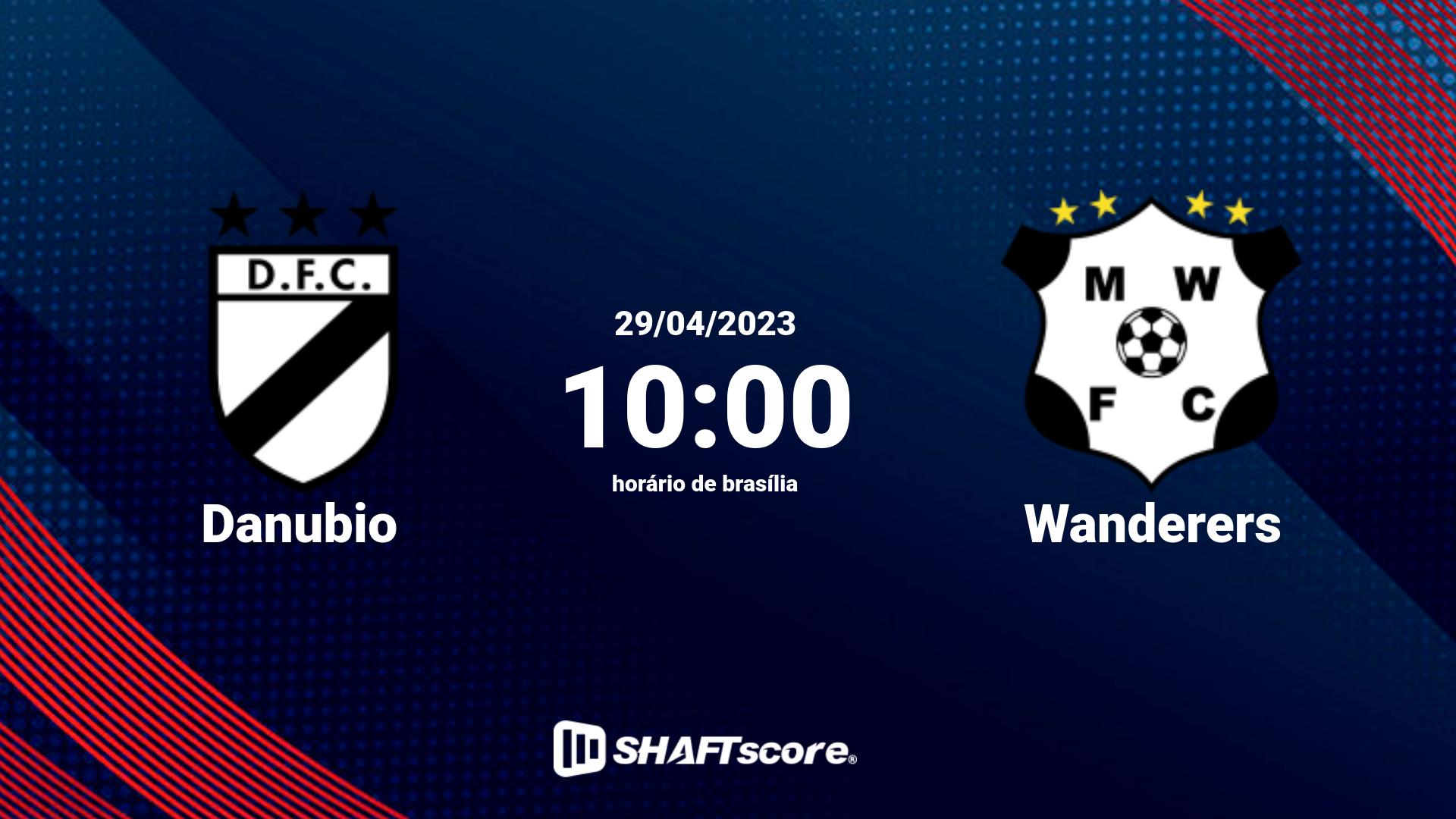 Estatísticas do jogo Danubio vs Wanderers 29.04 10:00