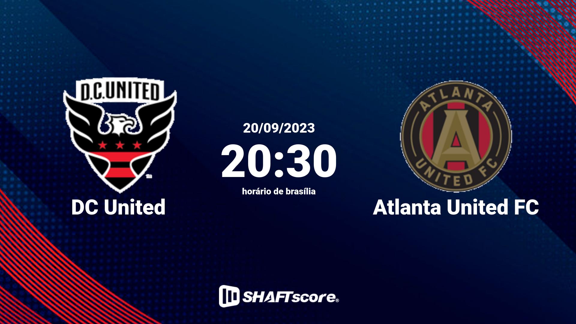 Estatísticas do jogo DC United vs Atlanta United FC 20.09 20:30