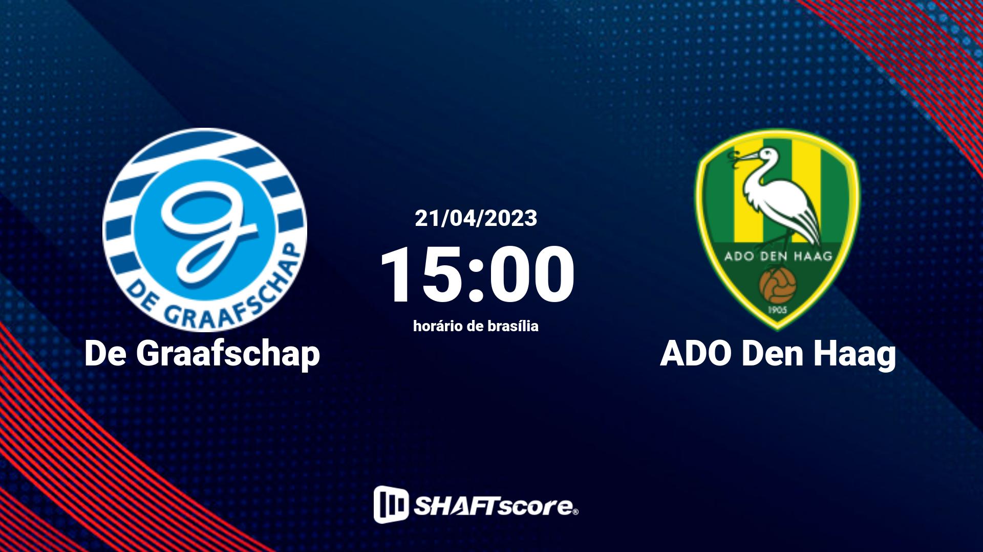 Estatísticas do jogo De Graafschap vs ADO Den Haag 21.04 15:00