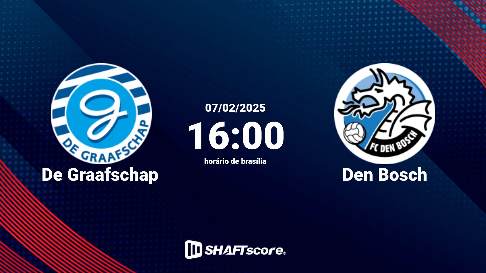 Estatísticas do jogo De Graafschap vs Den Bosch 07.02 16:00