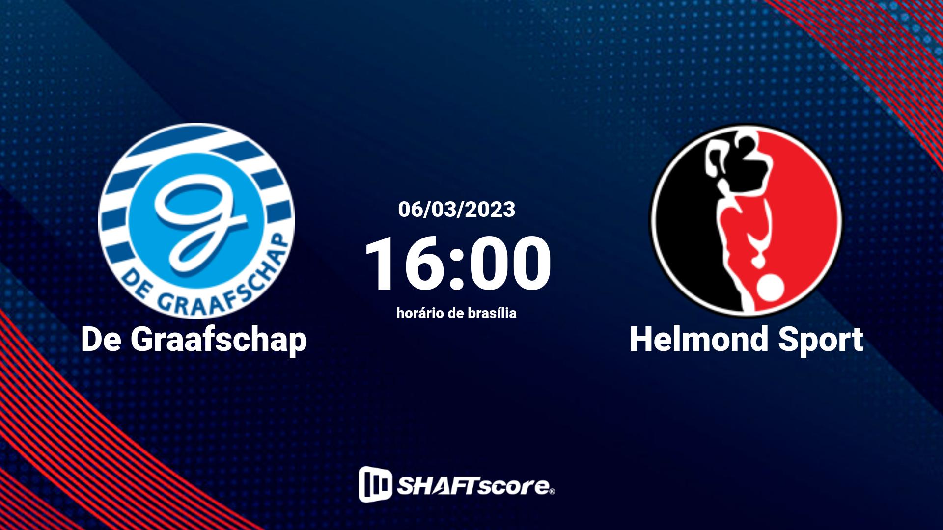 Estatísticas do jogo De Graafschap vs Helmond Sport 06.03 16:00