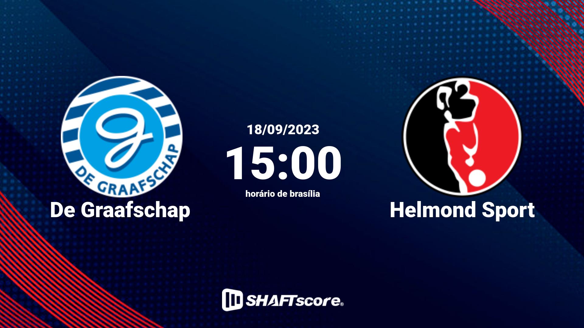 Estatísticas do jogo De Graafschap vs Helmond Sport 18.09 15:00