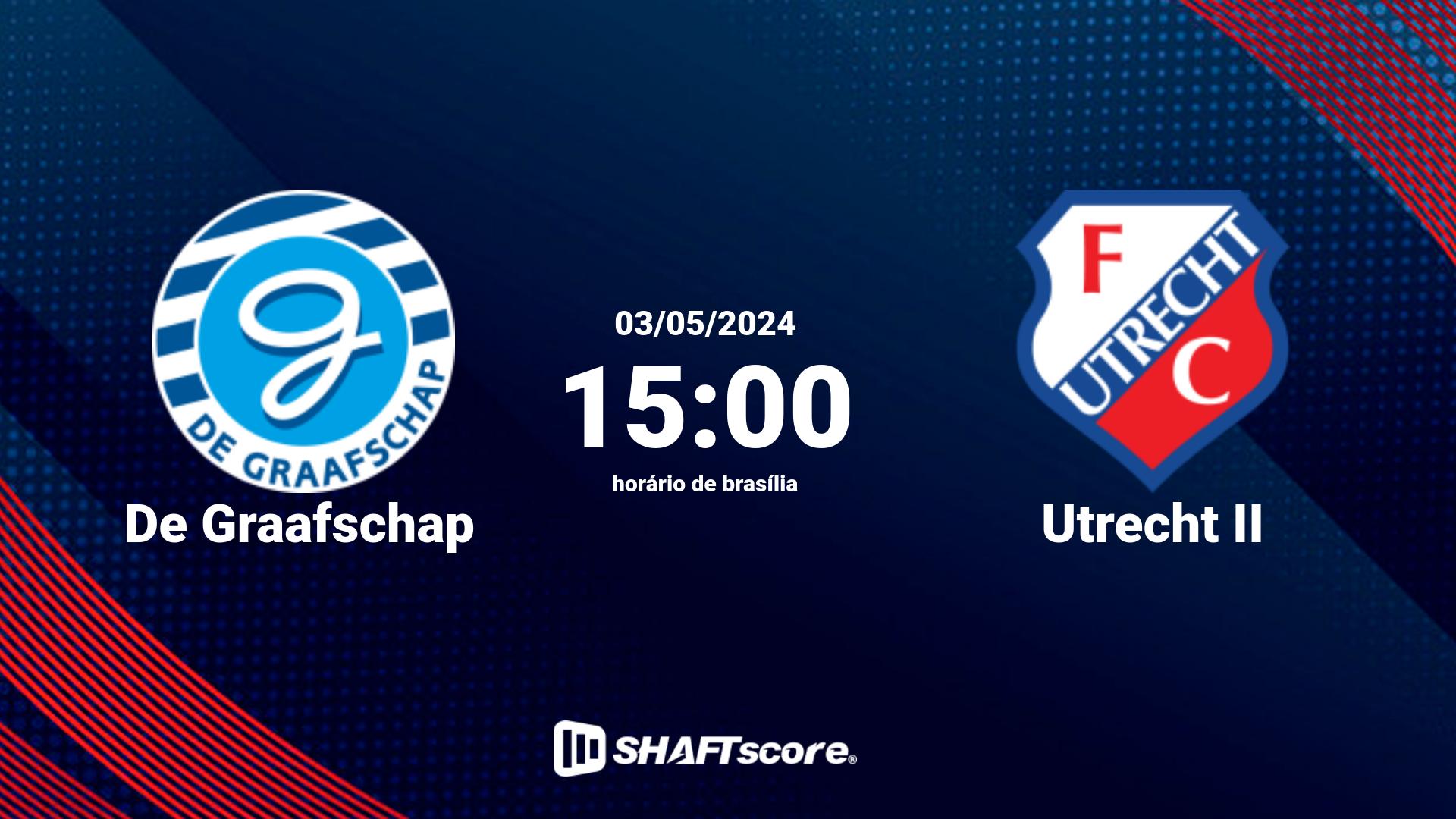 Estatísticas do jogo De Graafschap vs Utrecht II 03.05 15:00