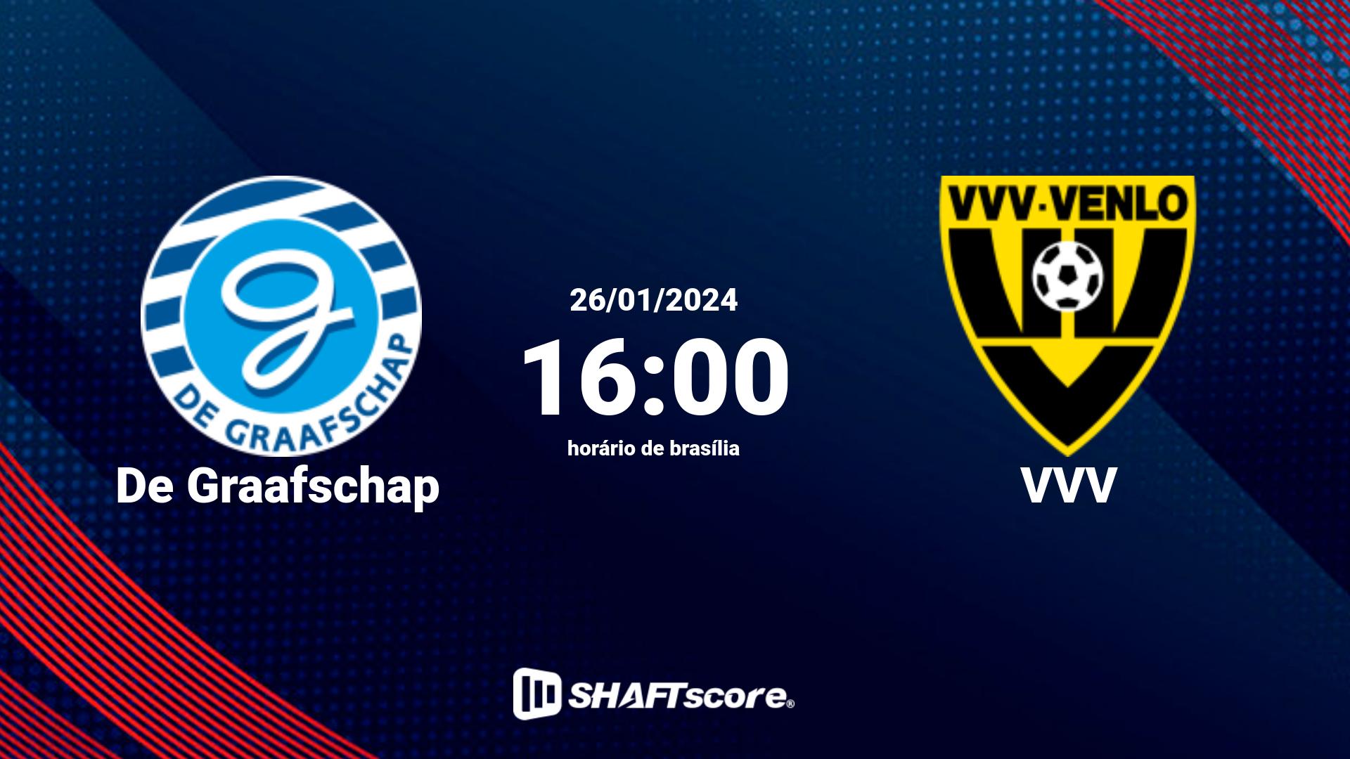 Estatísticas do jogo De Graafschap vs VVV 26.01 16:00