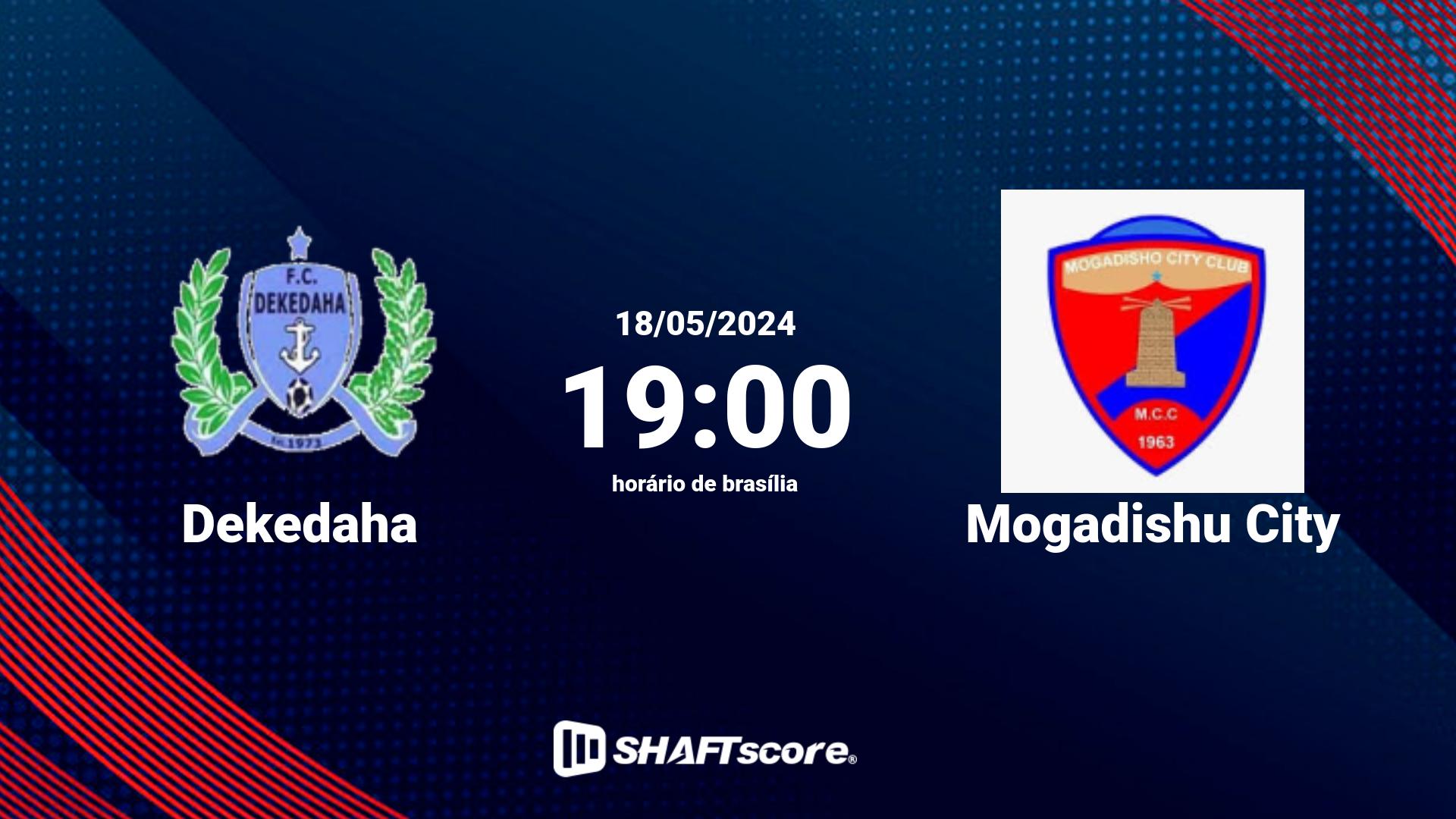 Estatísticas do jogo Dekedaha vs Mogadishu City 18.05 19:00