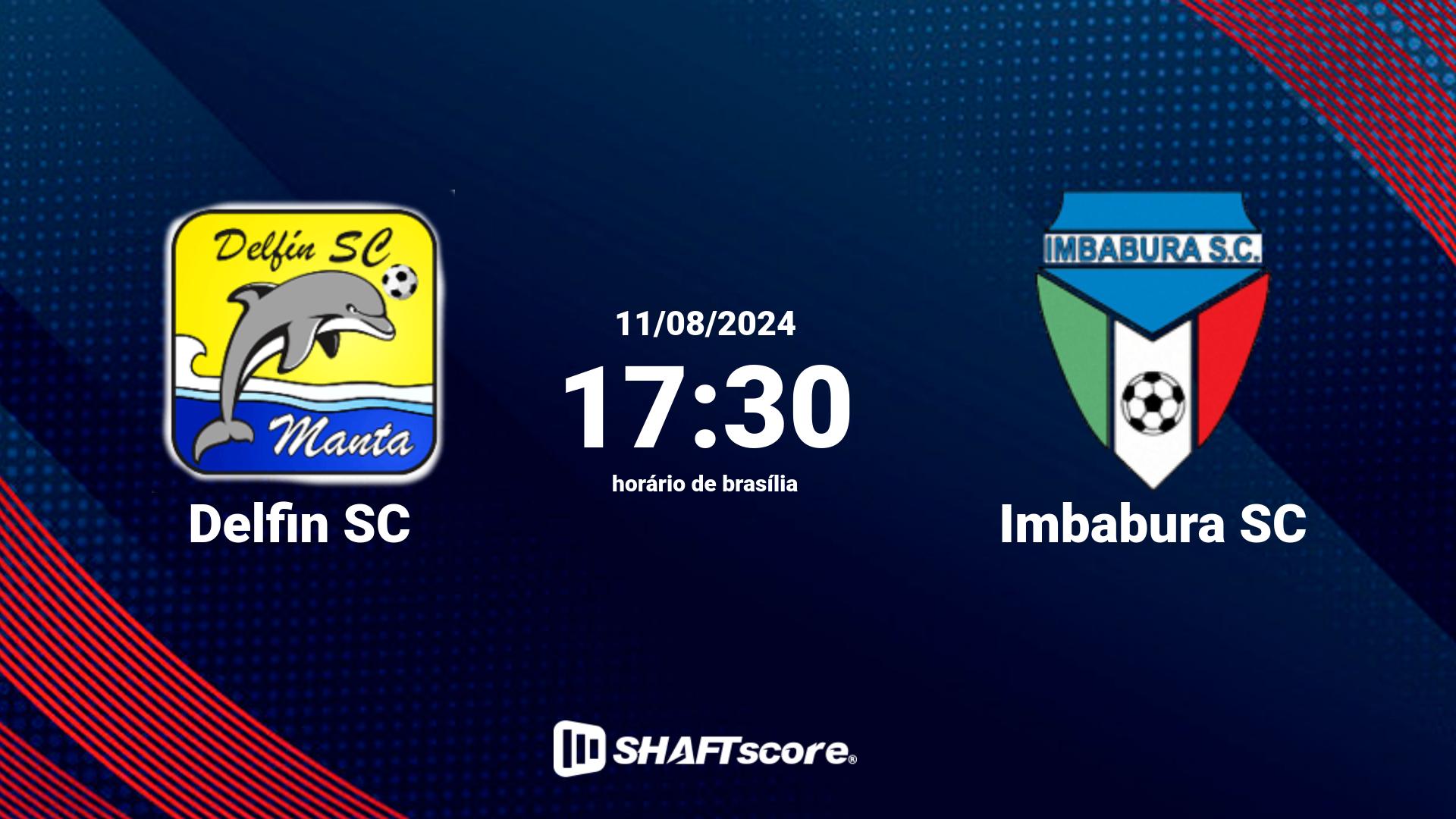 Estatísticas do jogo Delfin SC vs Imbabura SC 11.08 17:30