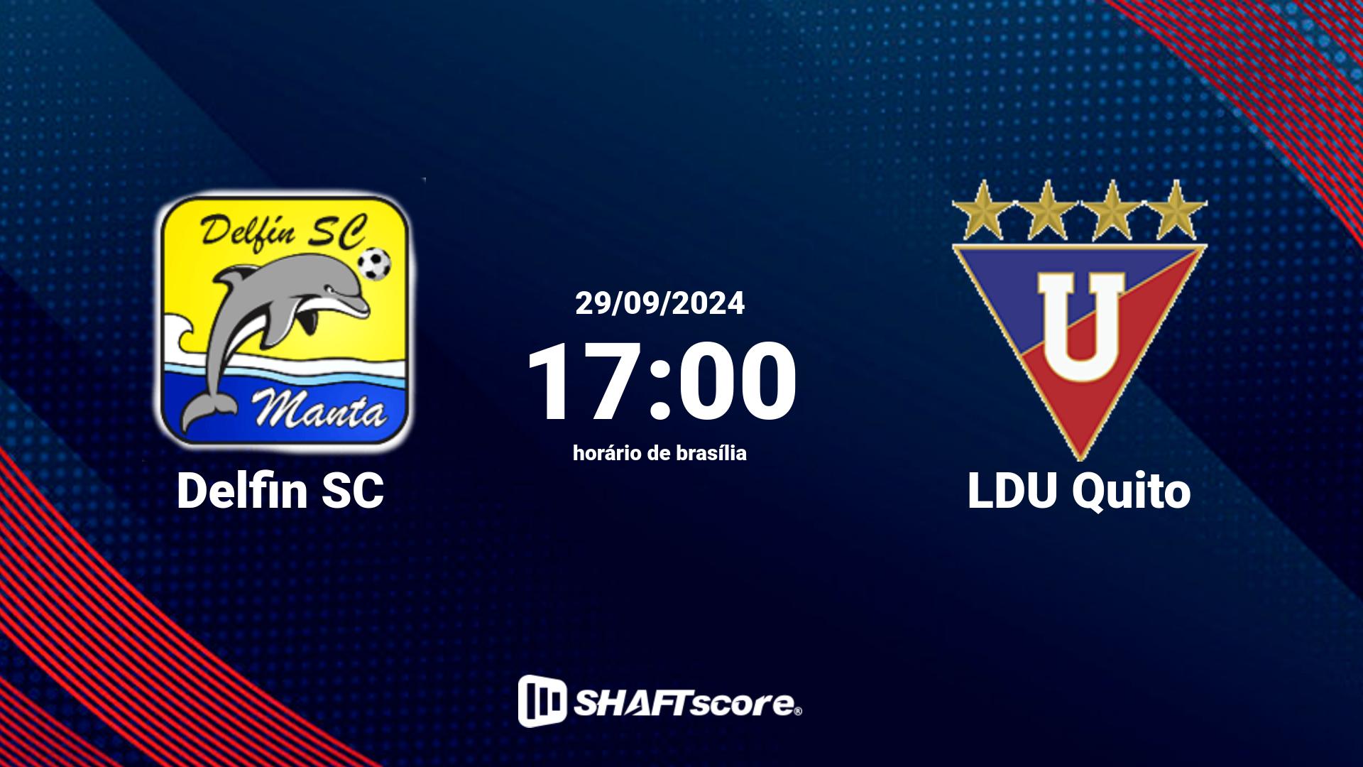 Estatísticas do jogo Delfin SC vs LDU Quito 29.09 17:00