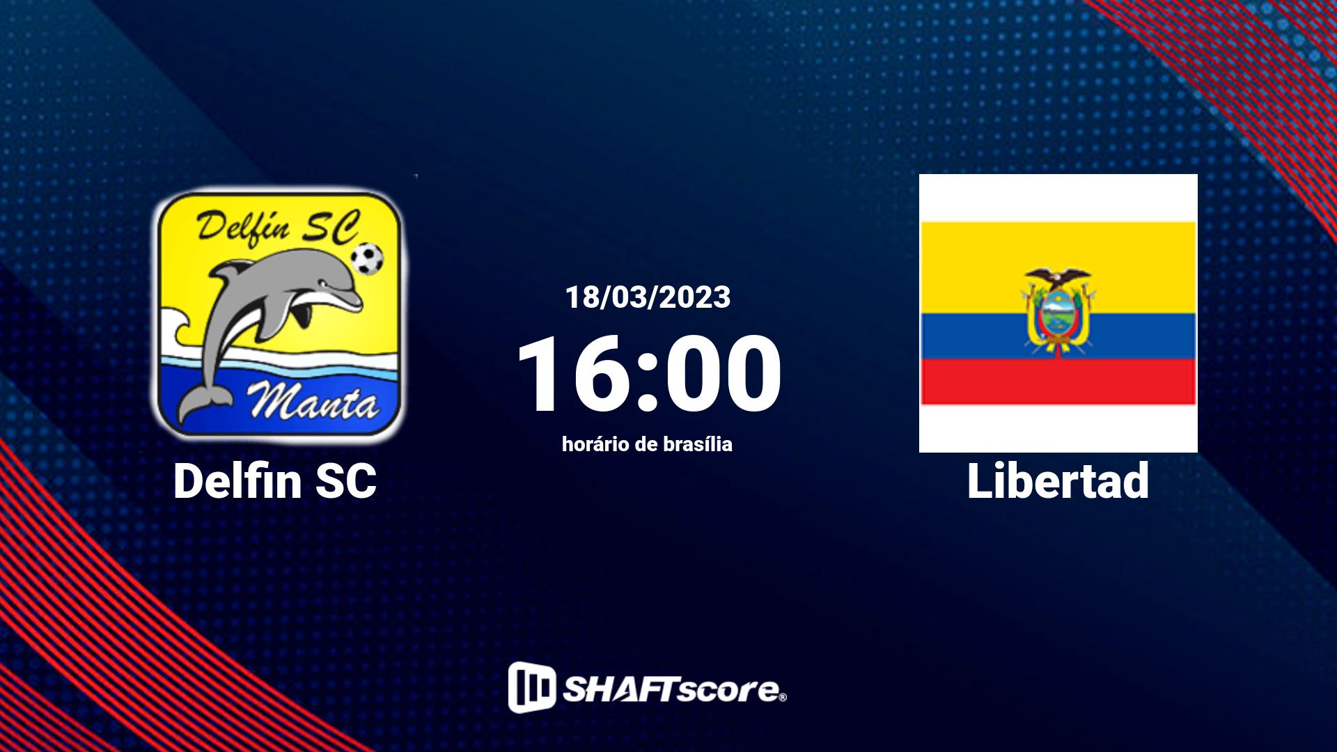 Estatísticas do jogo Delfin SC vs Libertad 18.03 16:00