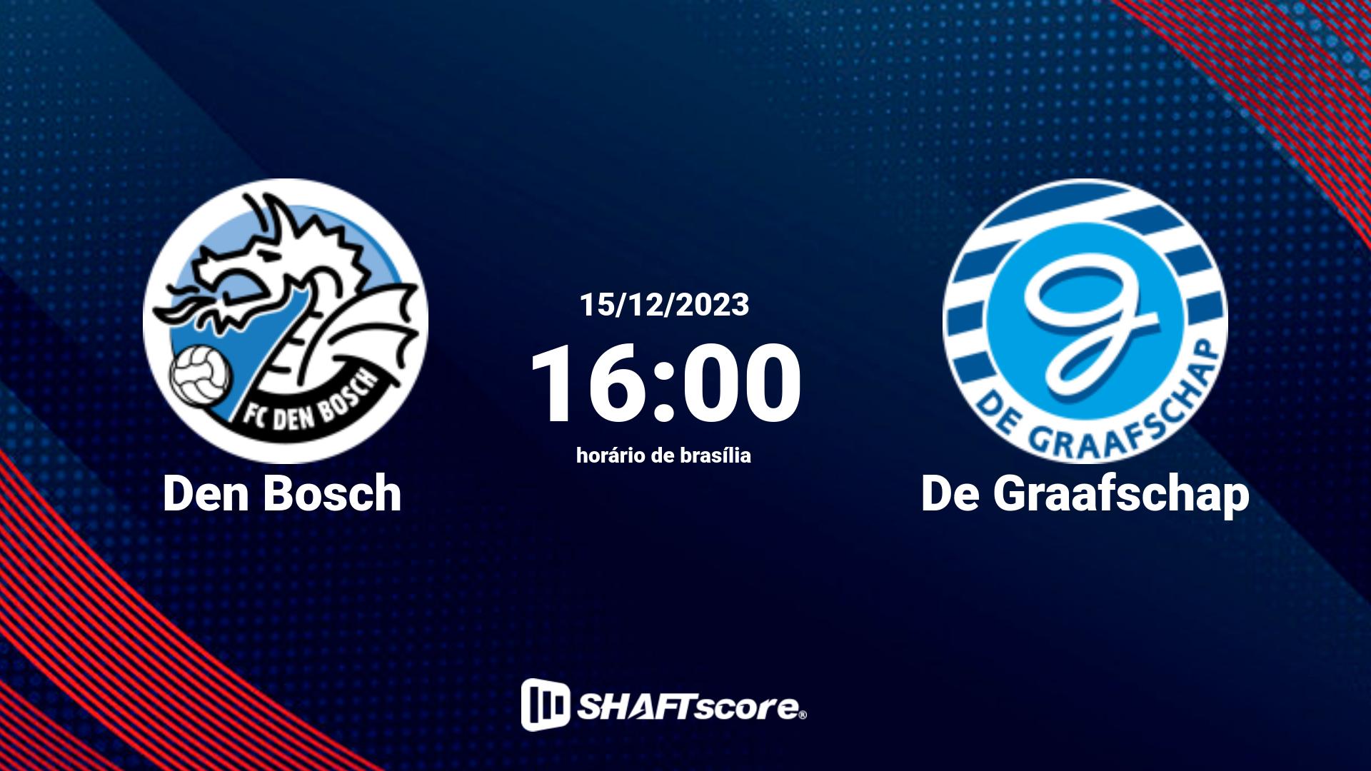 Estatísticas do jogo Den Bosch vs De Graafschap 15.12 16:00