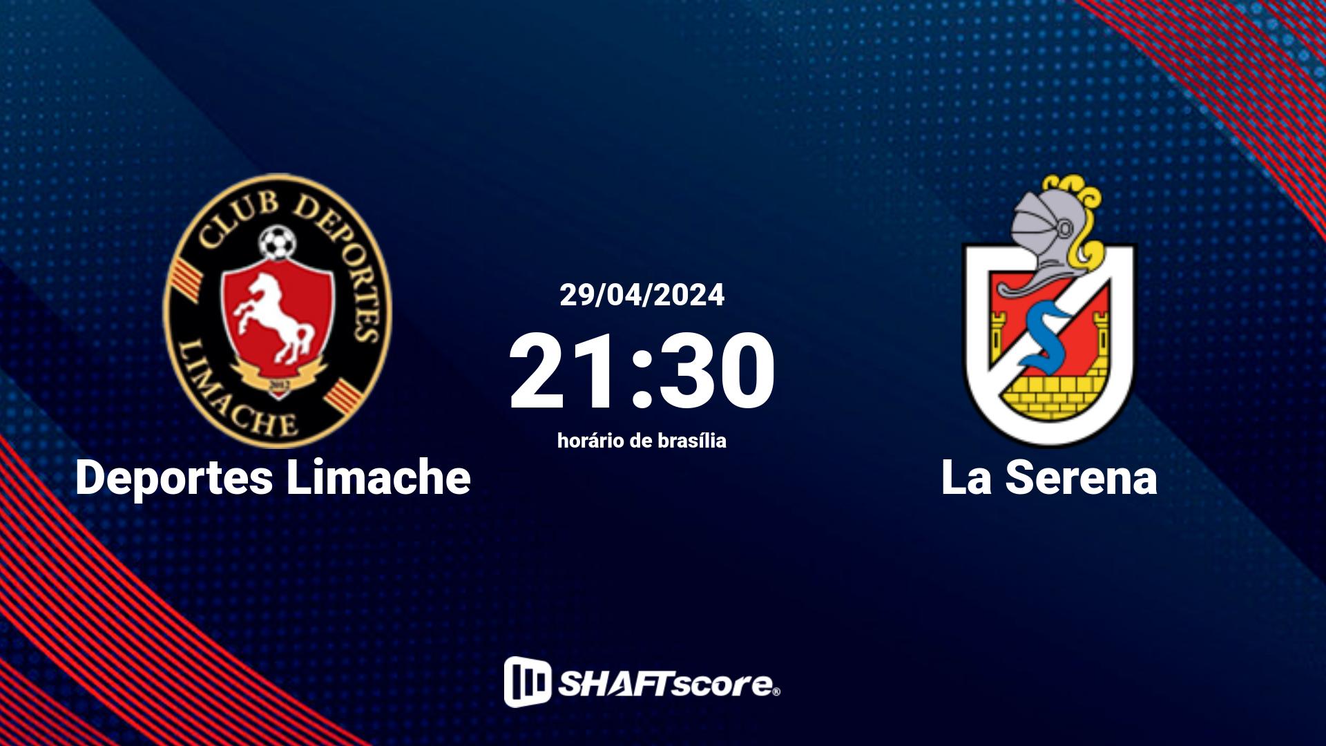 Estatísticas do jogo Deportes Limache vs La Serena 29.04 21:30