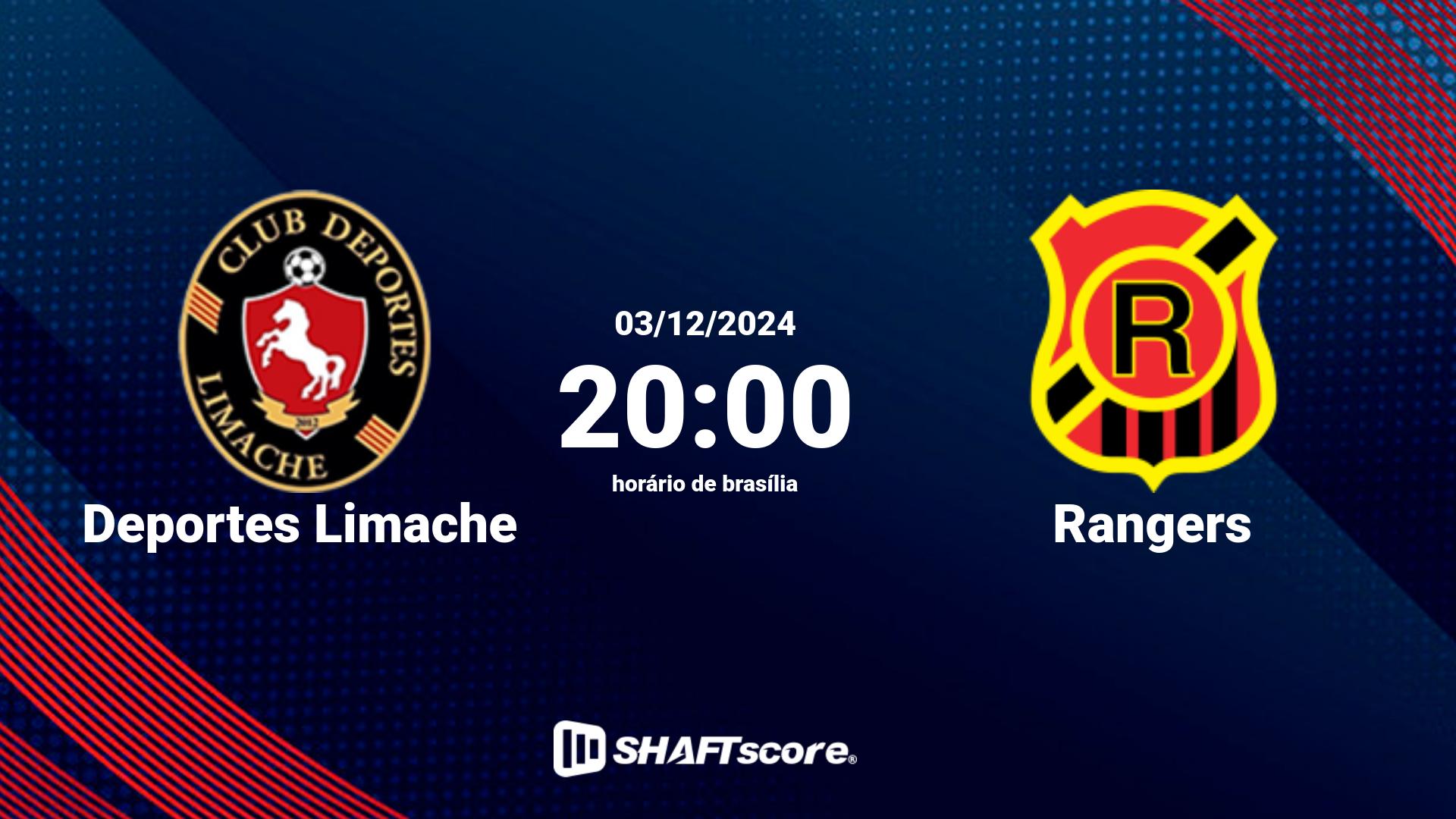 Estatísticas do jogo Deportes Limache vs Rangers 03.12 20:00