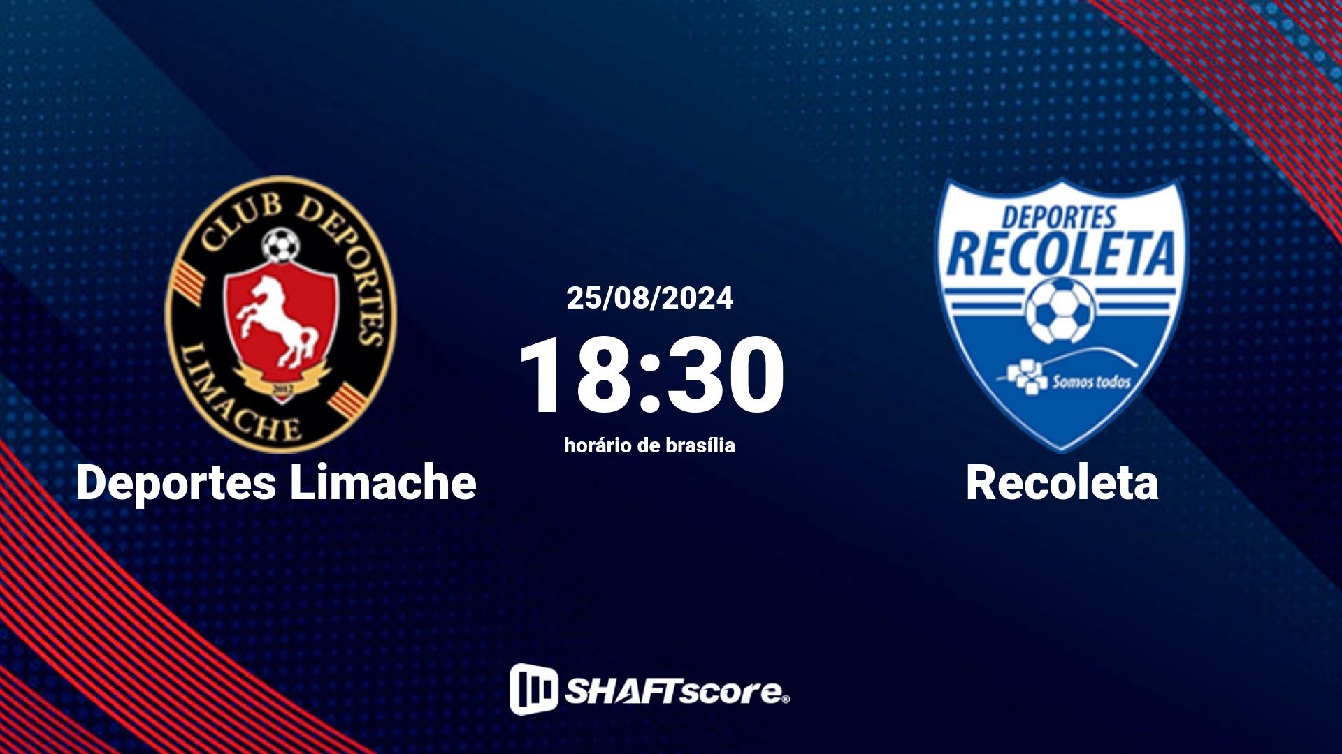 Estatísticas do jogo Deportes Limache vs Recoleta 25.08 18:30