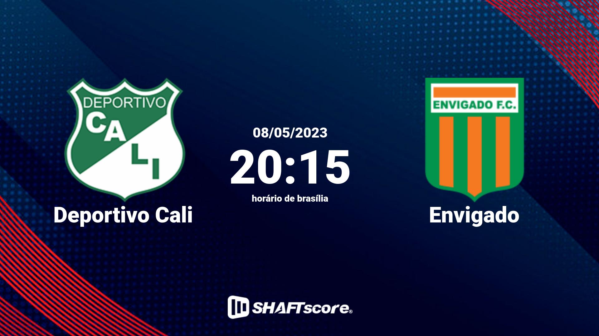 Estatísticas do jogo Deportivo Cali vs Envigado 08.05 20:15