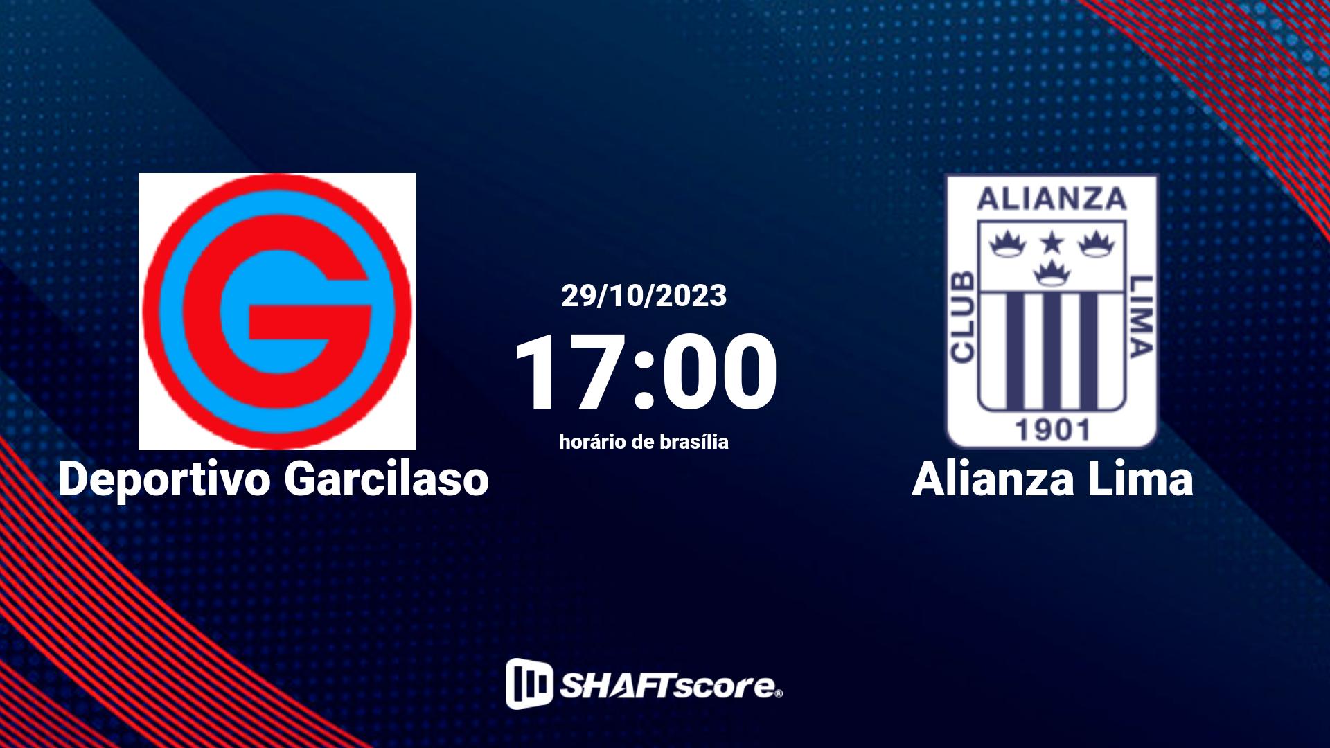 Estatísticas do jogo Deportivo Garcilaso vs Alianza Lima 29.10 17:00