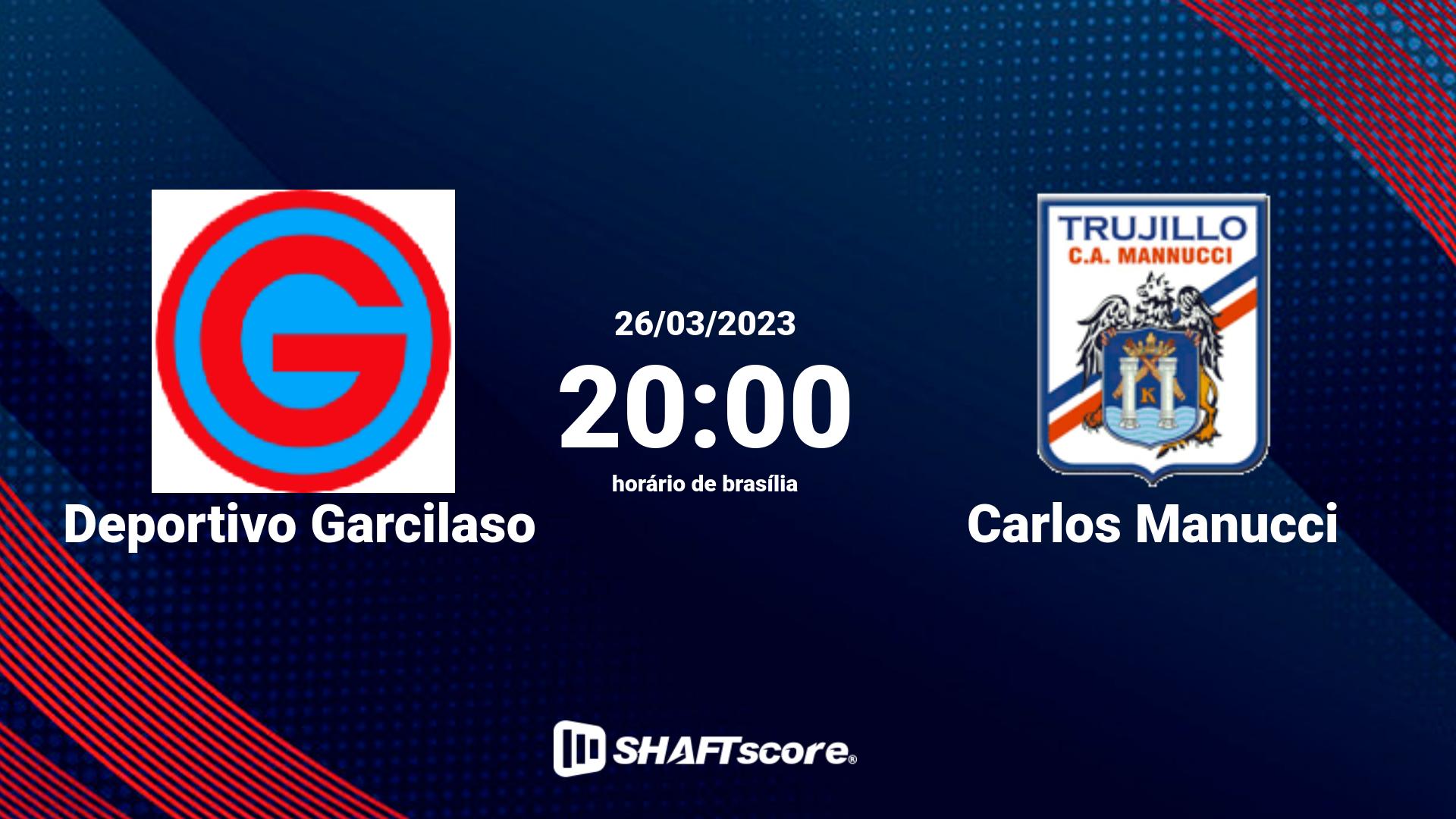 Estatísticas do jogo Deportivo Garcilaso vs Carlos Manucci 26.03 20:00