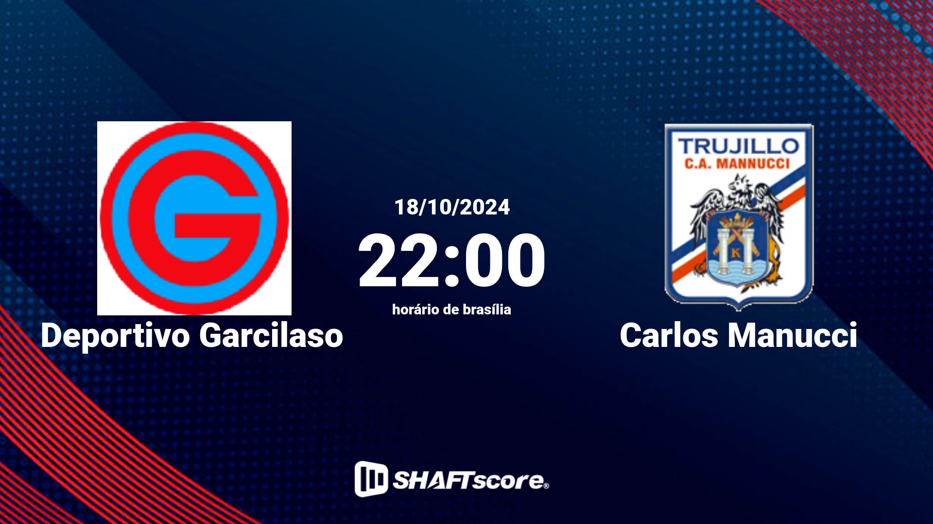 Estatísticas do jogo Deportivo Garcilaso vs Carlos Manucci 18.10 22:00