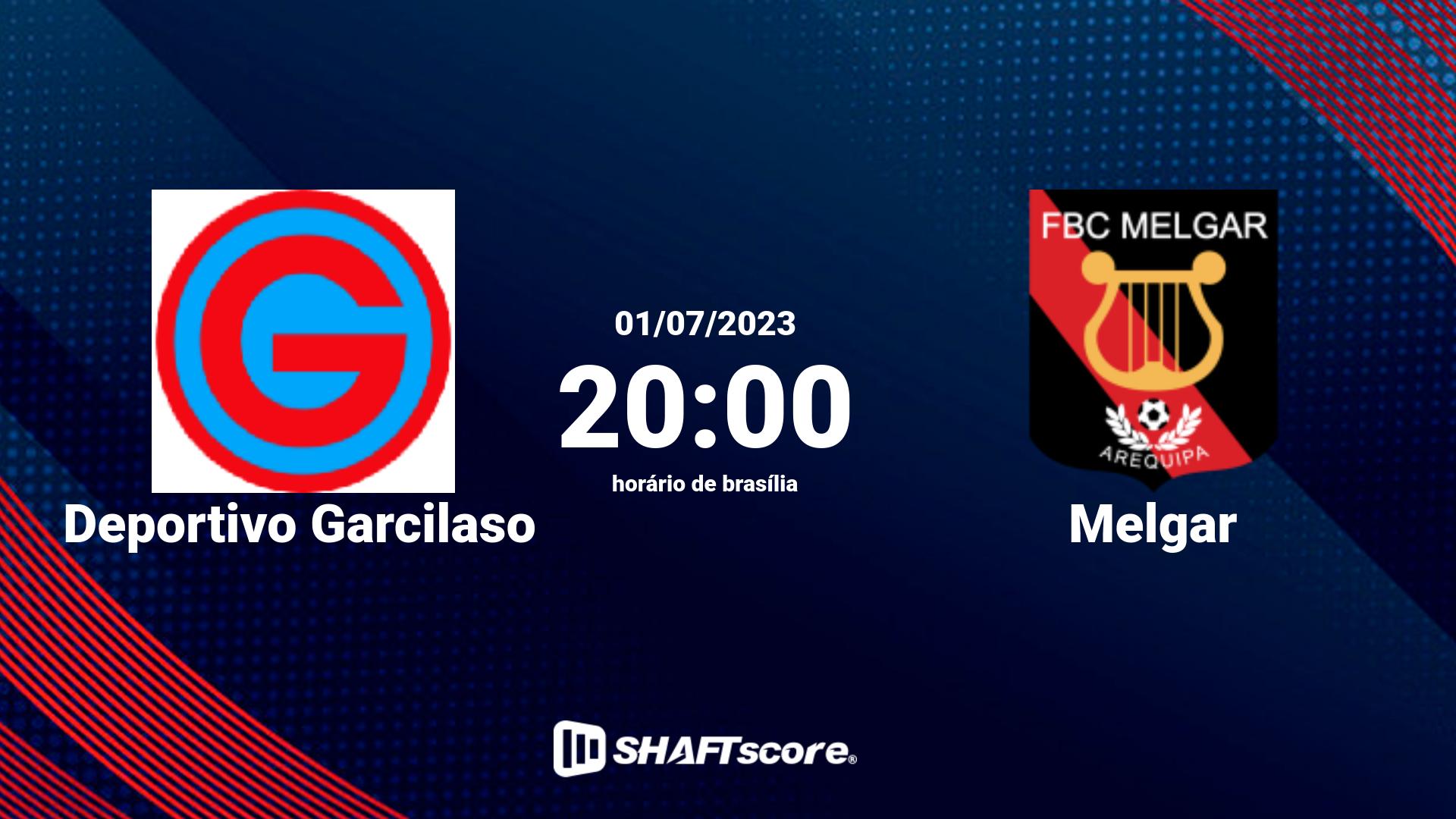 Estatísticas do jogo Deportivo Garcilaso vs Melgar 01.07 20:00