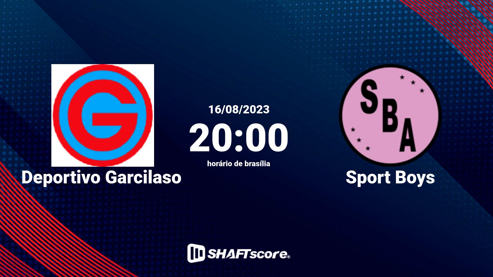 Estatísticas do jogo Deportivo Garcilaso vs Sport Boys 16.08 20:00