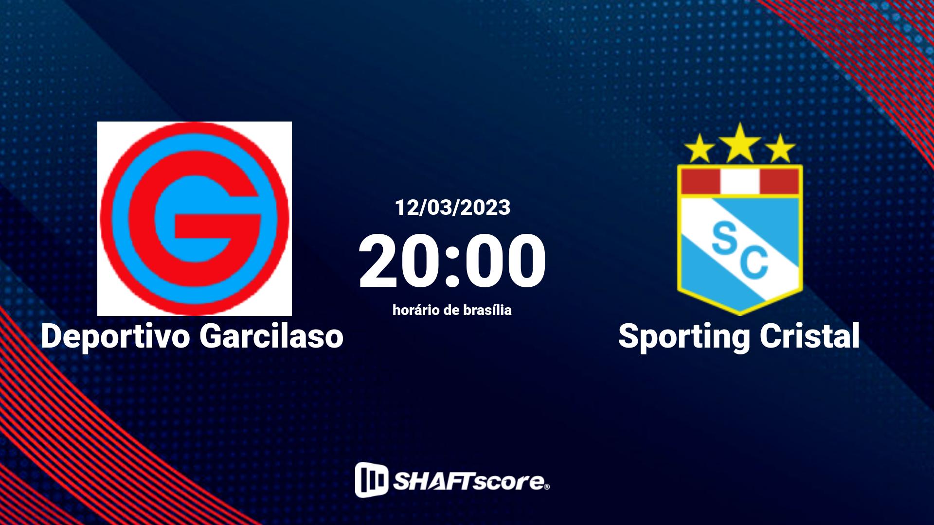 Estatísticas do jogo Deportivo Garcilaso vs Sporting Cristal 12.03 20:00