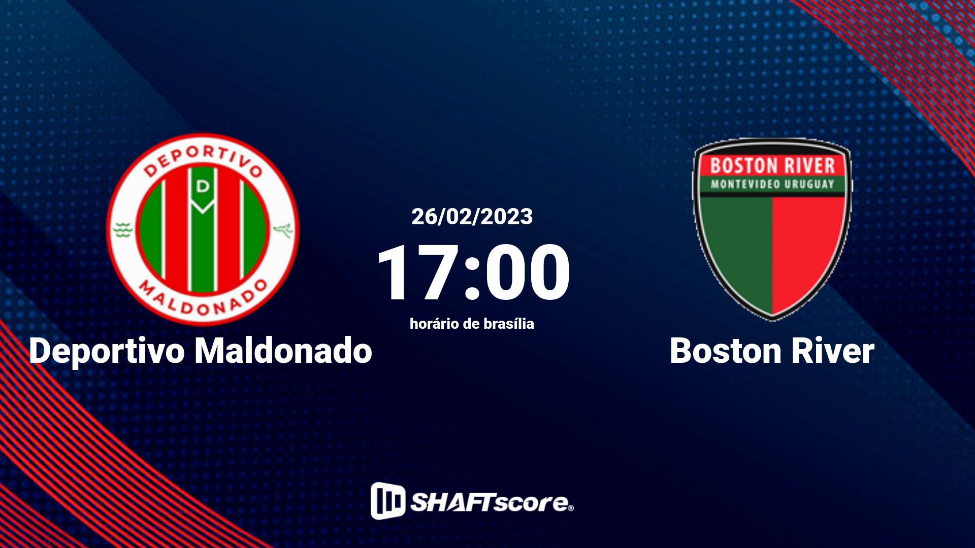 Estatísticas do jogo Deportivo Maldonado vs Boston River 26.02 17:00