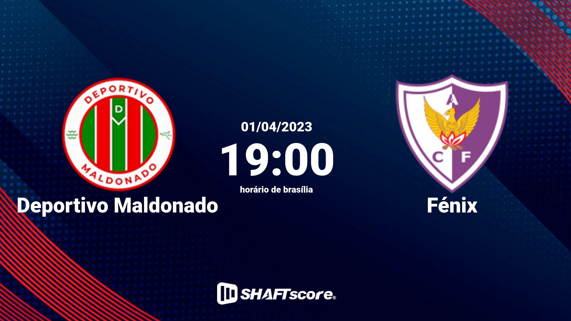 Estatísticas do jogo Deportivo Maldonado vs Fénix 01.04 19:00