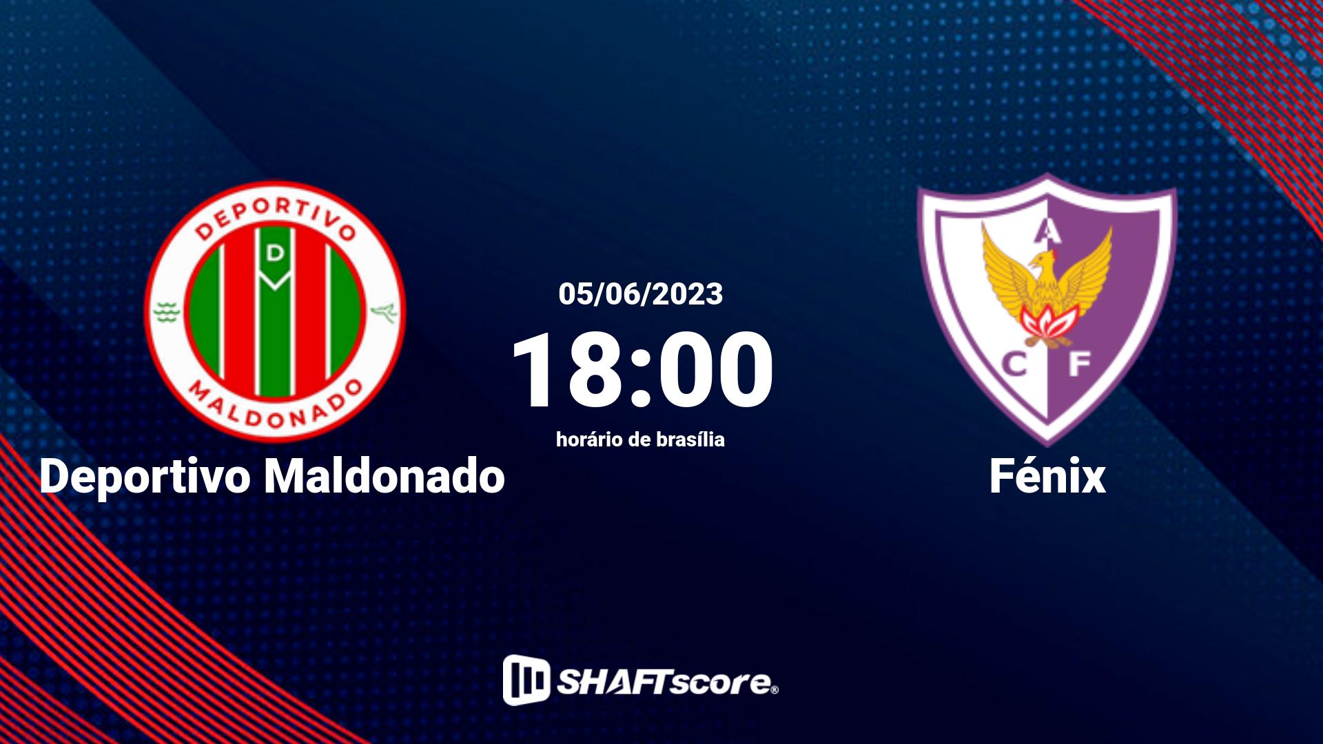 Estatísticas do jogo Deportivo Maldonado vs Fénix 05.06 18:00