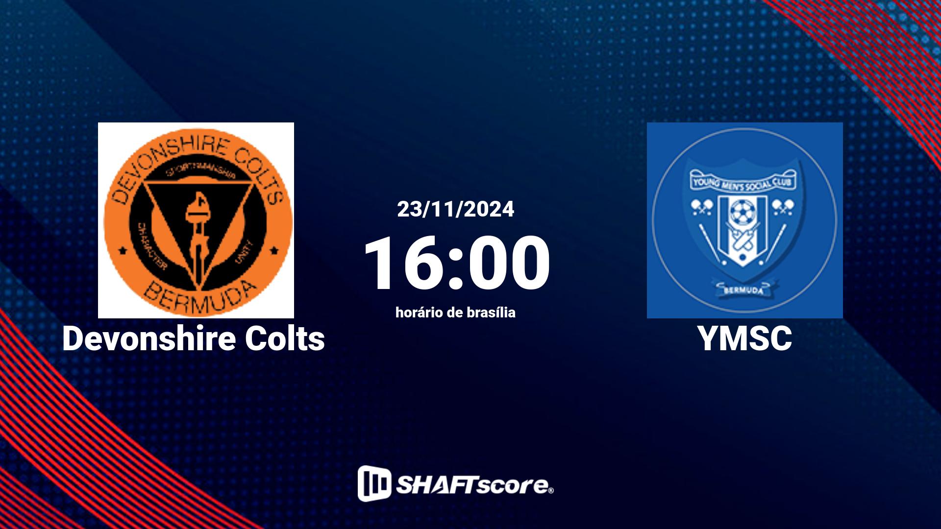 Estatísticas do jogo Devonshire Colts vs YMSC 23.11 16:00