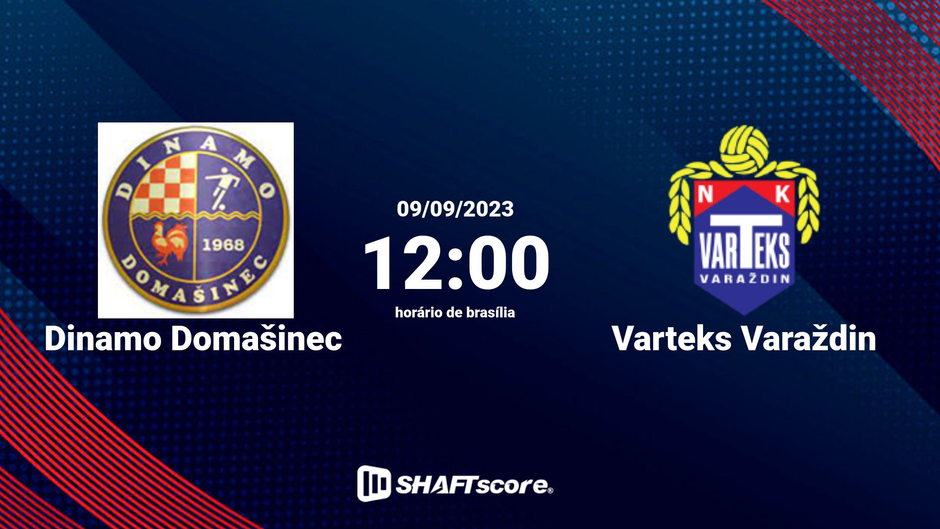 Estatísticas do jogo Dinamo Domašinec vs Varteks Varaždin 09.09 12:00