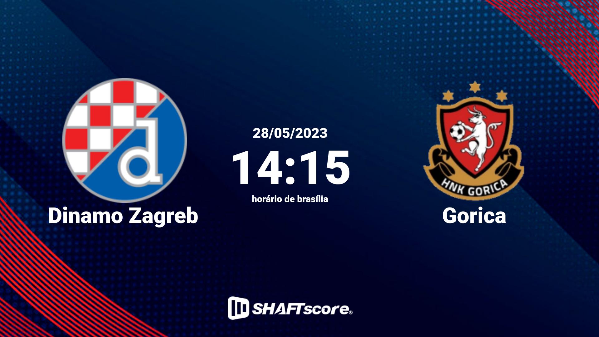 Estatísticas do jogo Dinamo Zagreb vs Gorica 28.05 14:15