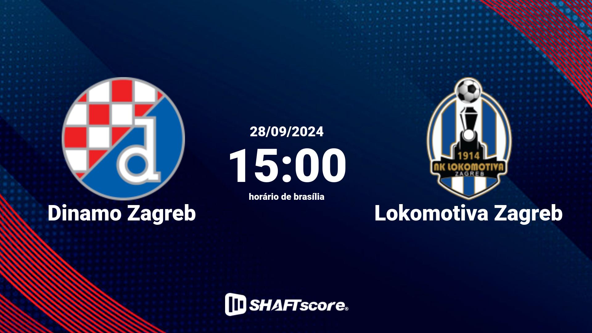 Estatísticas do jogo Dinamo Zagreb vs Lokomotiva Zagreb 28.09 15:00