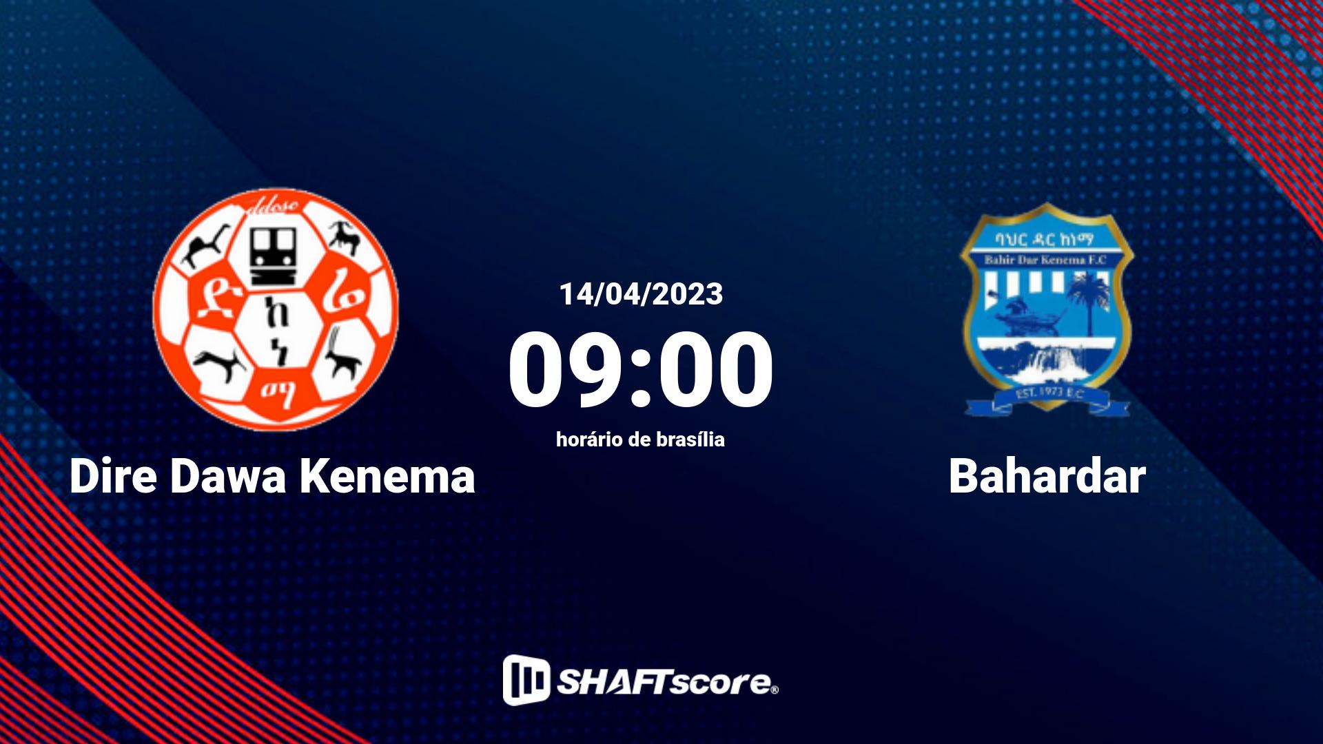 Estatísticas do jogo Dire Dawa Kenema vs Bahardar 14.04 09:00