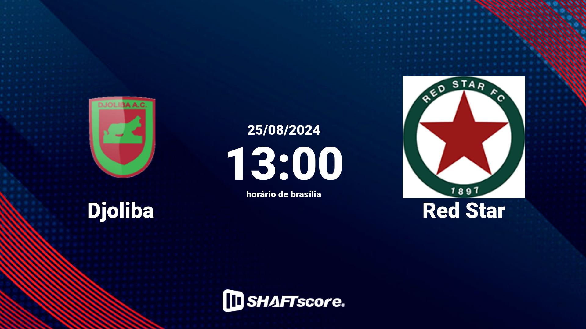 Estatísticas do jogo Djoliba vs Red Star 25.08 13:00