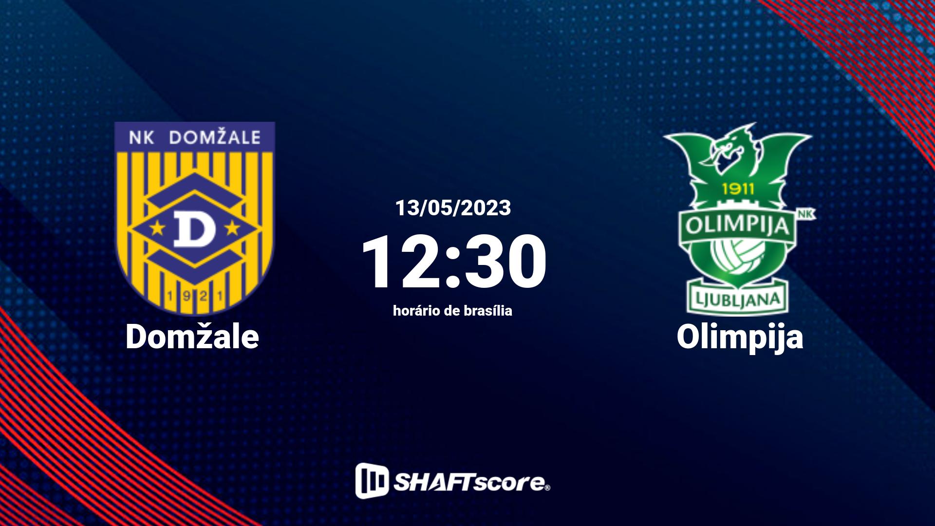 Estatísticas do jogo Domžale vs Olimpija 13.05 12:30