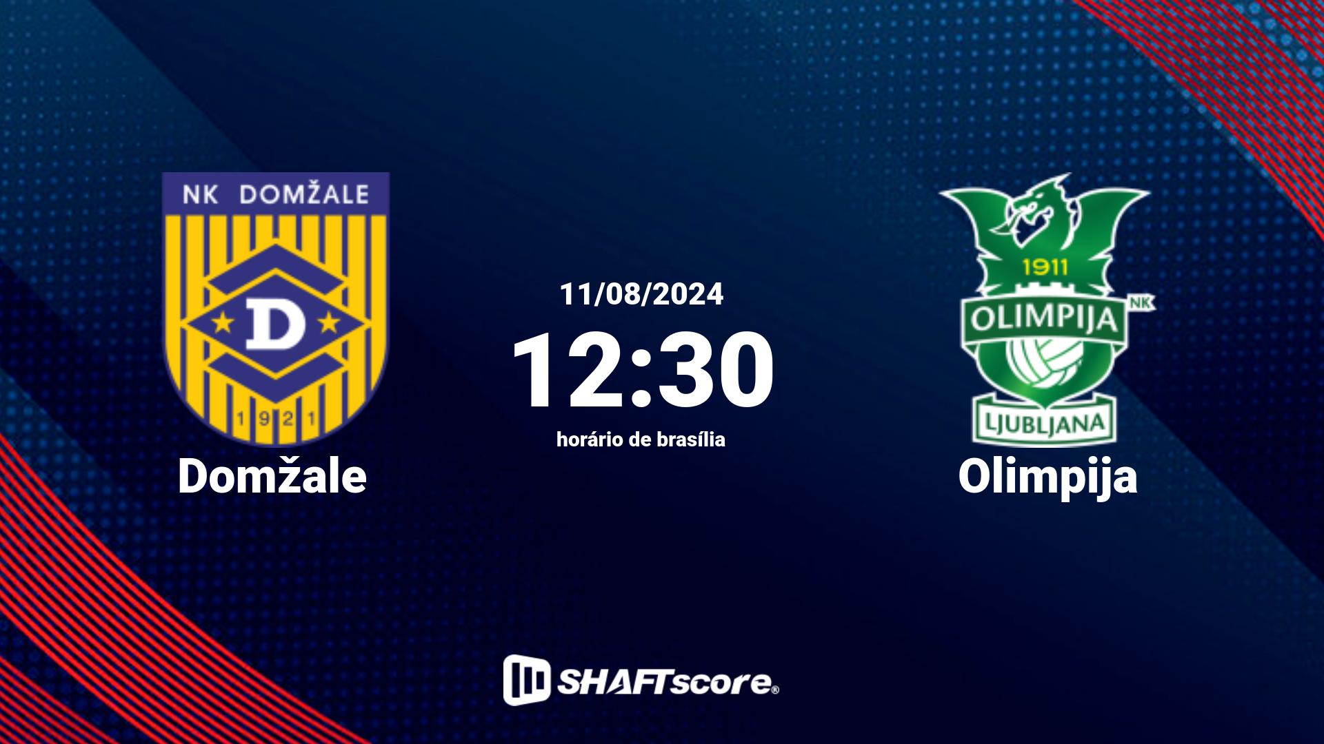 Estatísticas do jogo Domžale vs Olimpija 11.08 12:30