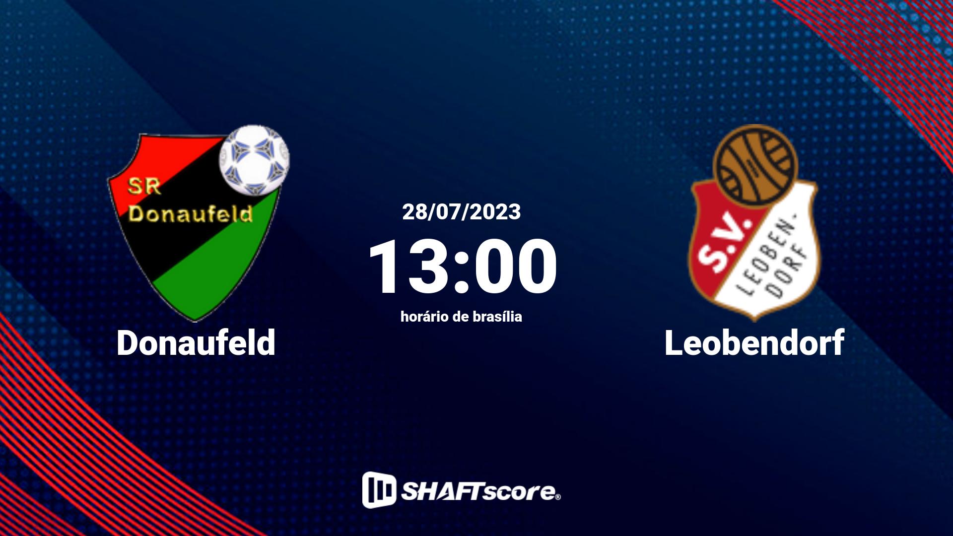 Estatísticas do jogo Donaufeld vs Leobendorf 28.07 13:00