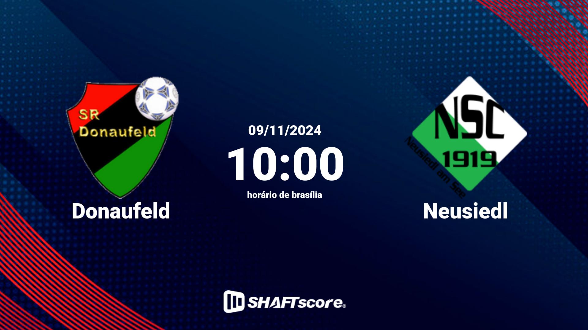 Estatísticas do jogo Donaufeld vs Neusiedl 09.11 10:00