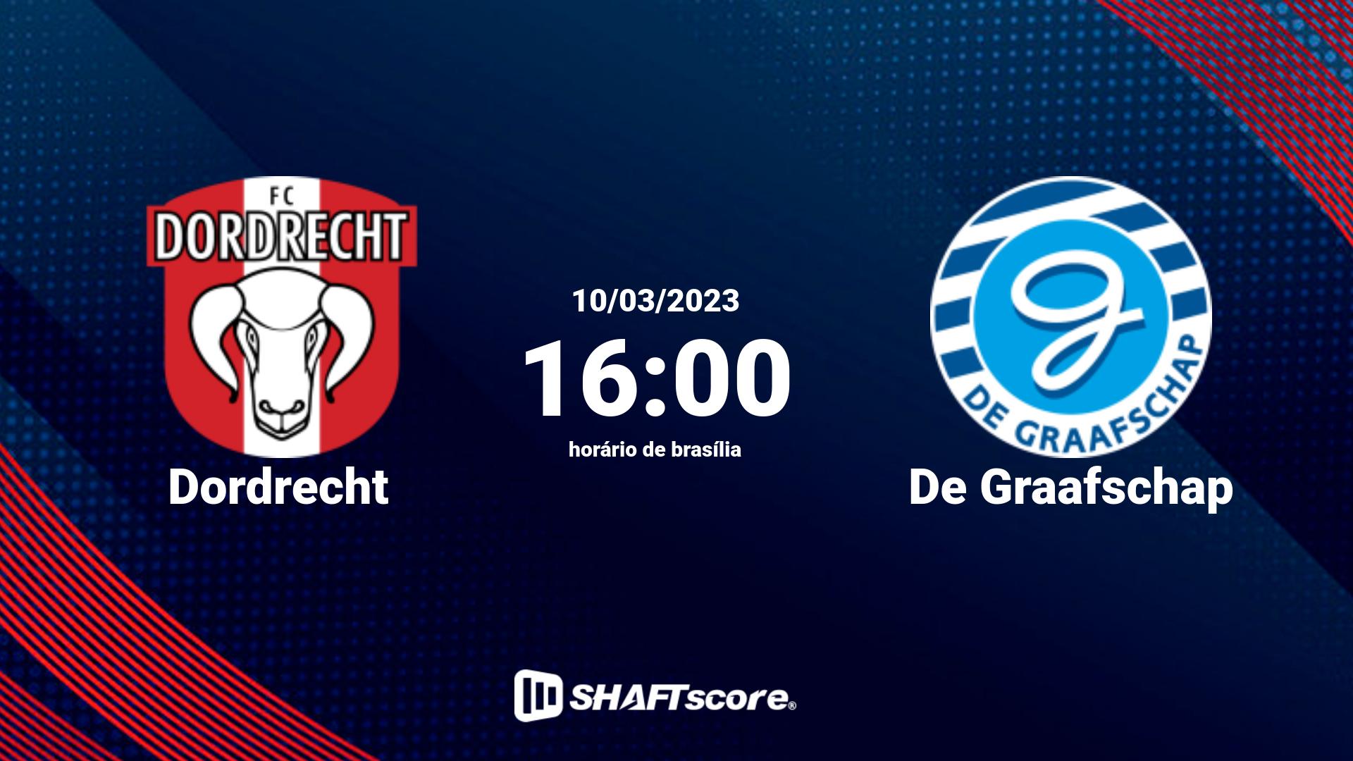 Estatísticas do jogo Dordrecht vs De Graafschap 10.03 16:00