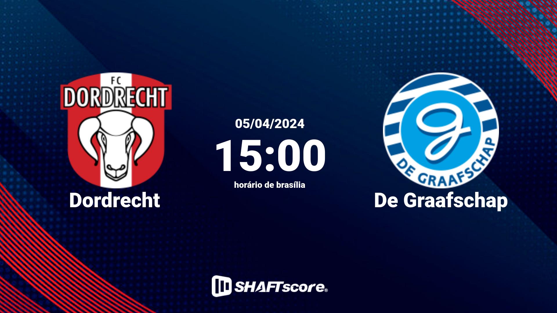 Estatísticas do jogo Dordrecht vs De Graafschap 05.04 15:00