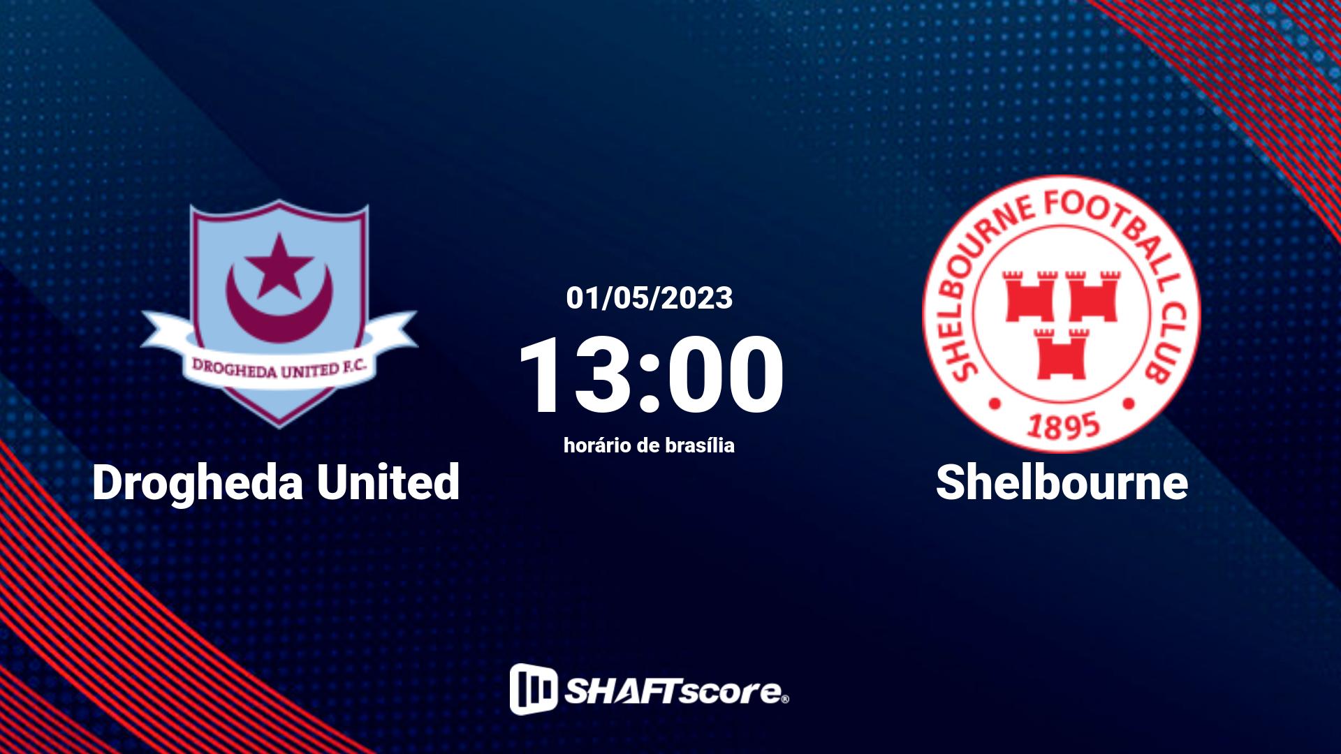 Estatísticas do jogo Drogheda United vs Shelbourne 01.05 13:00