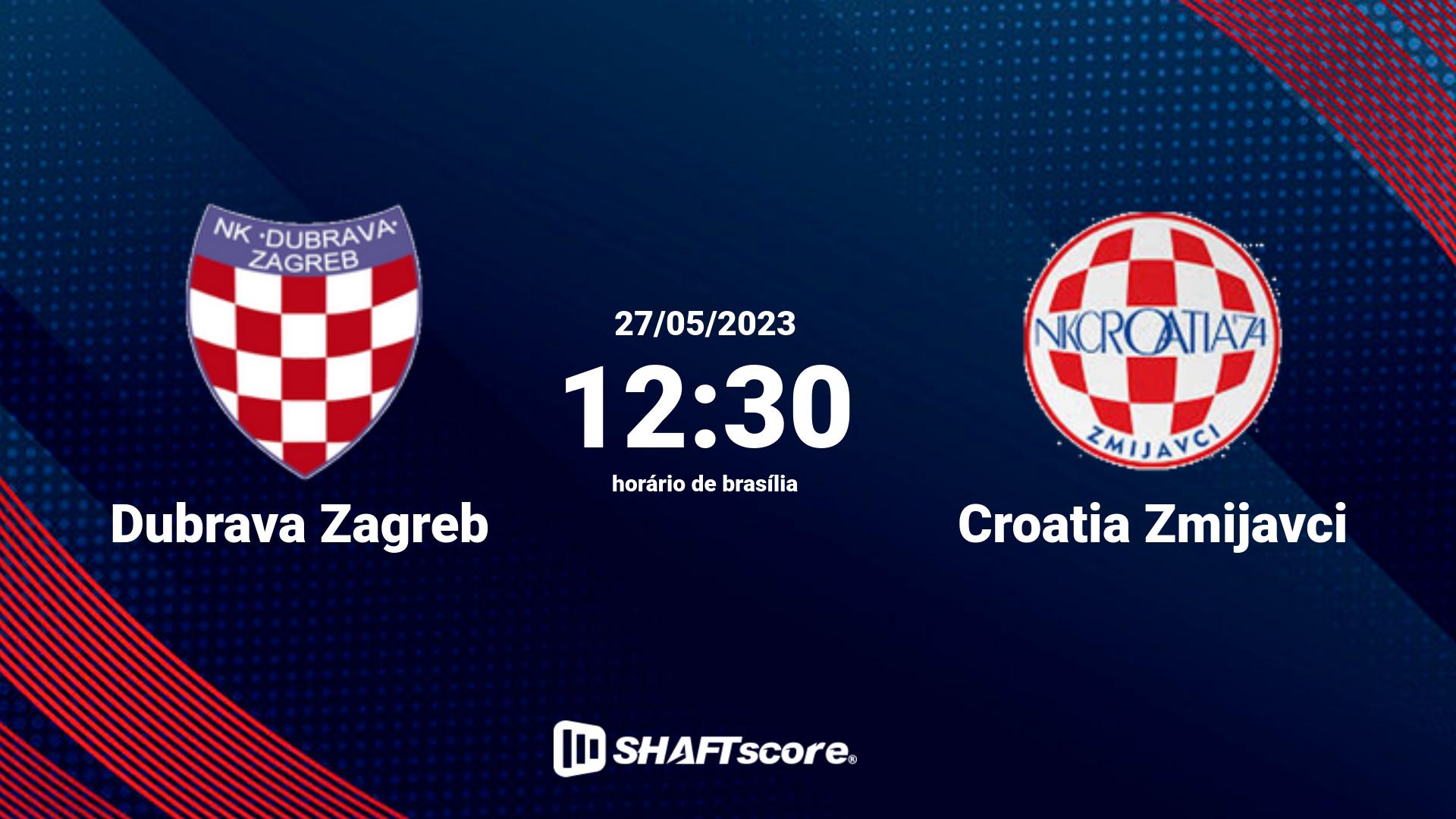 Estatísticas do jogo Dubrava Zagreb vs Croatia Zmijavci 27.05 12:30