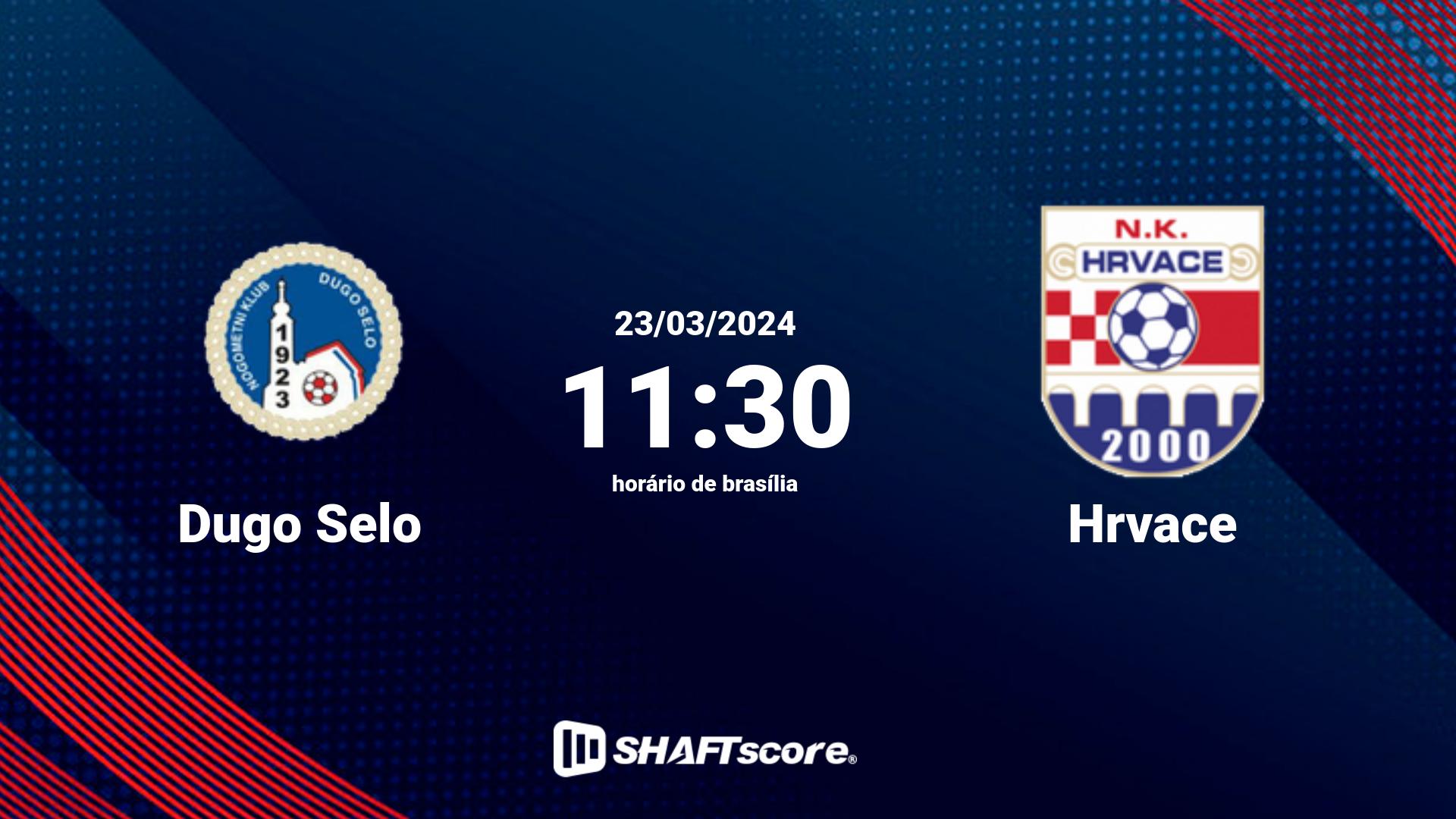 Estatísticas do jogo Dugo Selo vs Hrvace 23.03 11:30