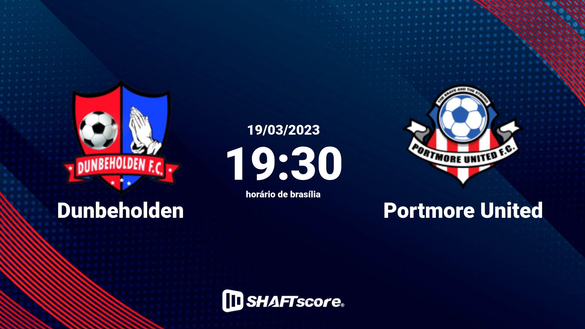 Estatísticas do jogo Dunbeholden vs Portmore United 19.03 19:30