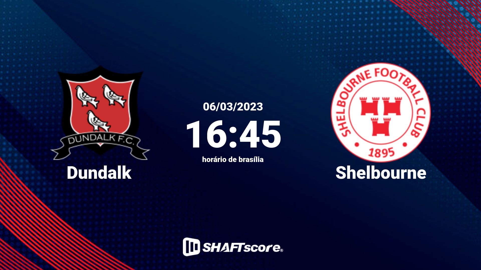 Estatísticas do jogo Dundalk vs Shelbourne 06.03 16:45