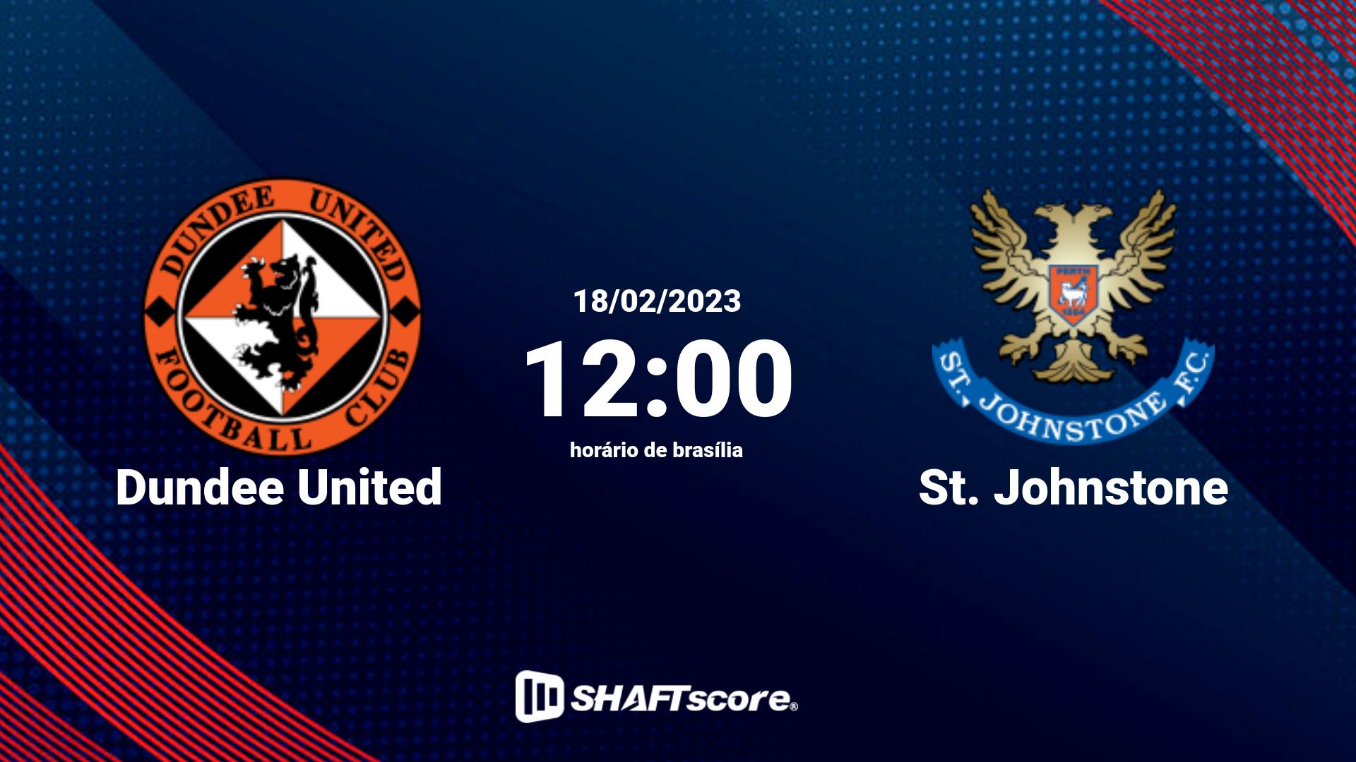 Estatísticas do jogo Dundee United vs St. Johnstone 18.02 12:00