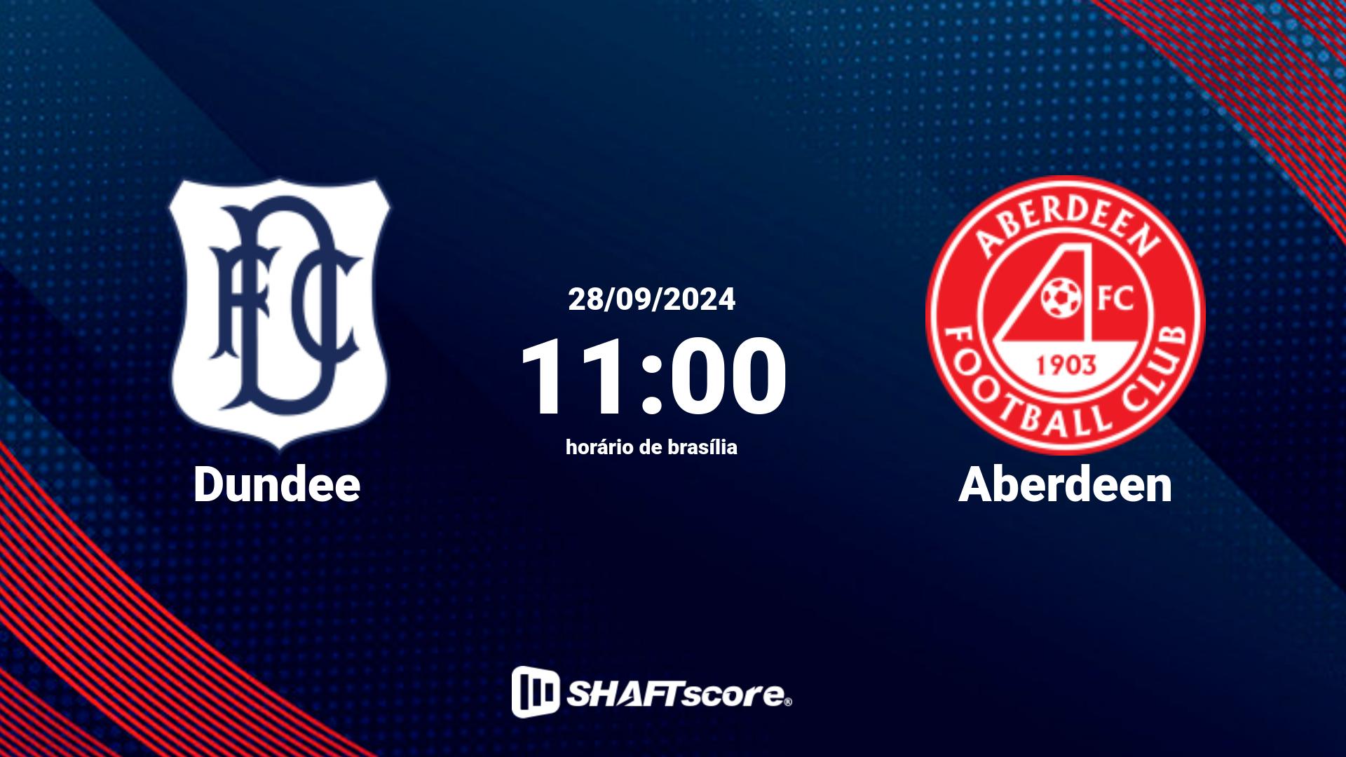 Estatísticas do jogo Dundee vs Aberdeen 28.09 11:00