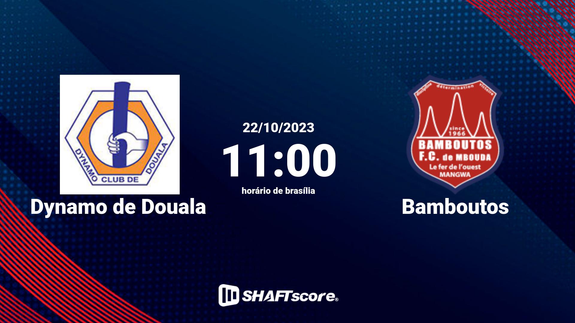 Estatísticas do jogo Dynamo de Douala vs Bamboutos 22.10 11:00