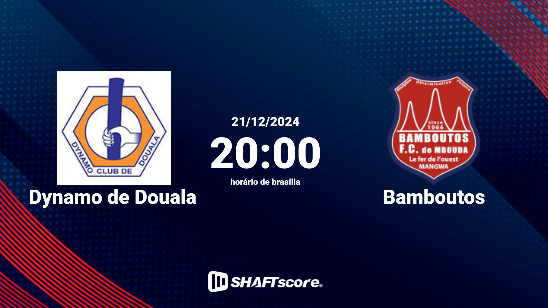 Estatísticas do jogo Dynamo de Douala vs Bamboutos 21.12 20:00